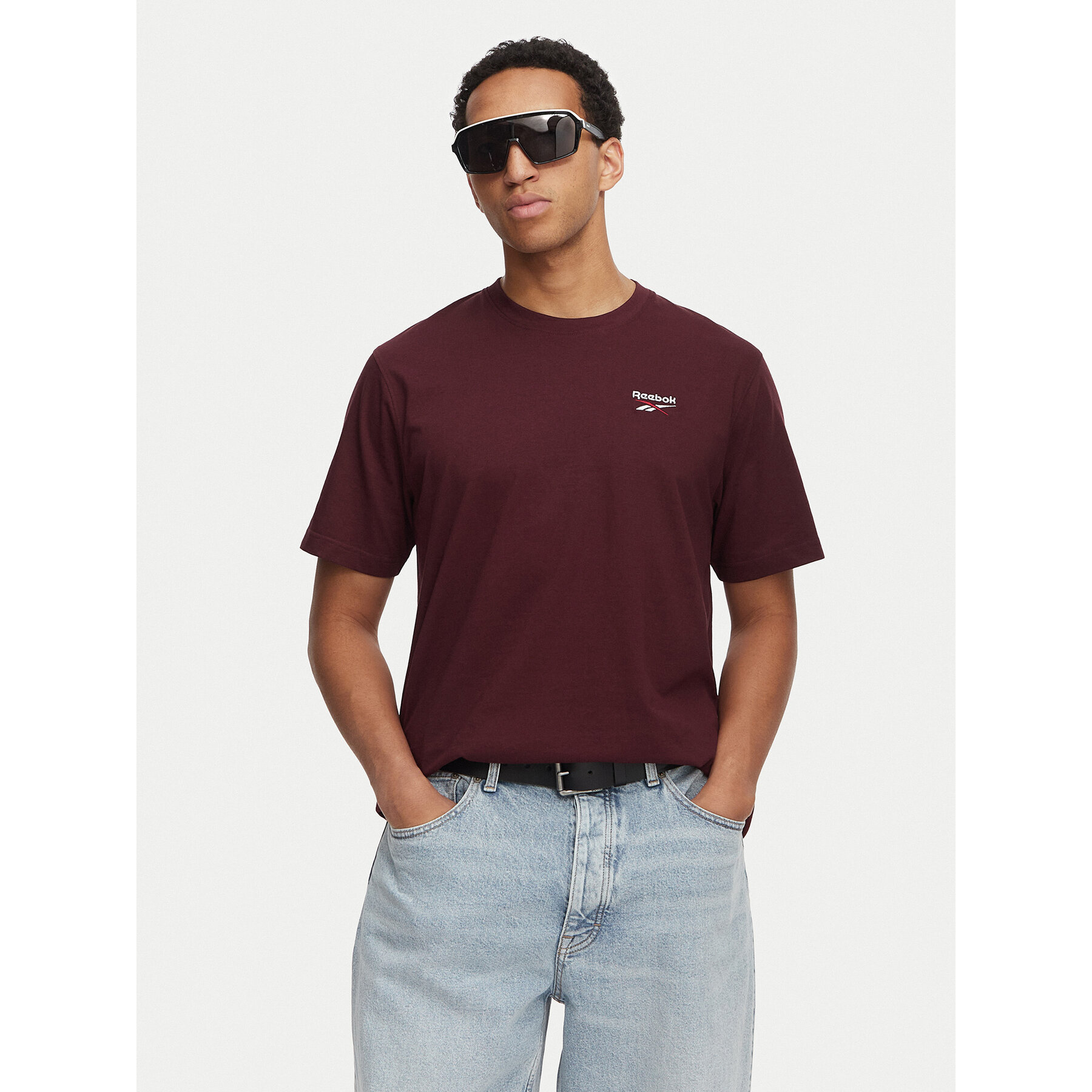 Reebok T-Shirt Aurek RK25743CCM Dunkelrot Regular Fit