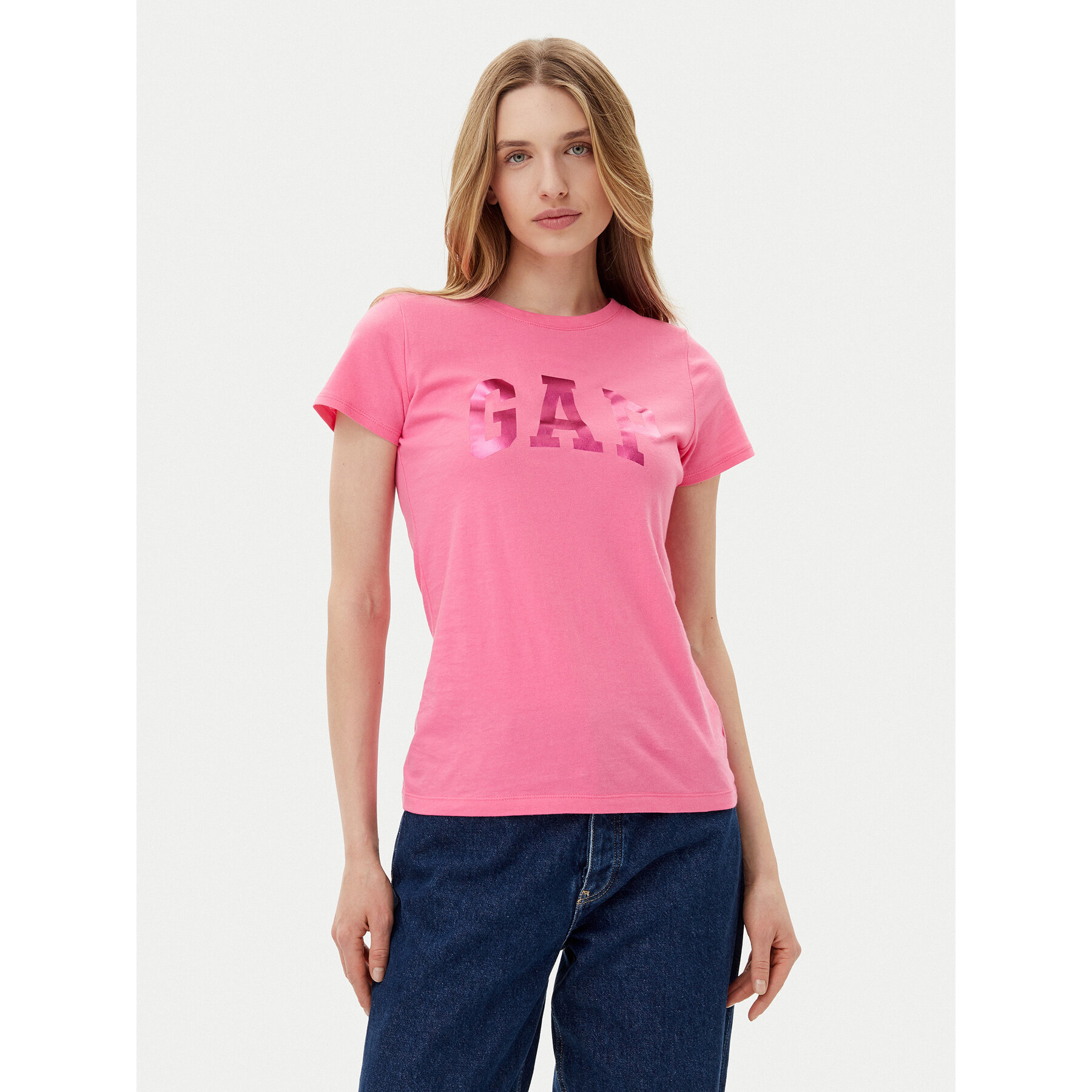Gap T-shirt 776775-04 Rosa Regular Fit