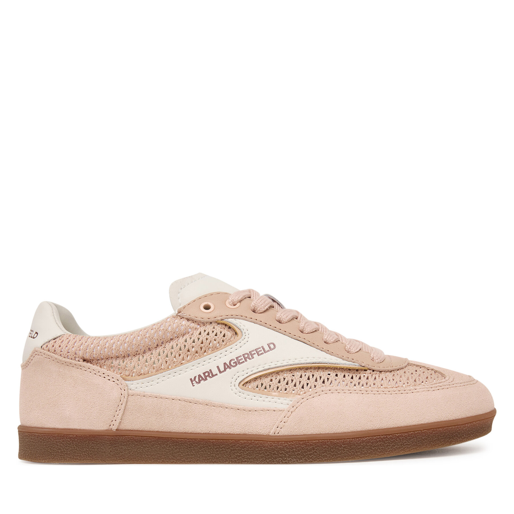 Sneakersy KARL LAGERFELD Kandidate KL63826 Béžová