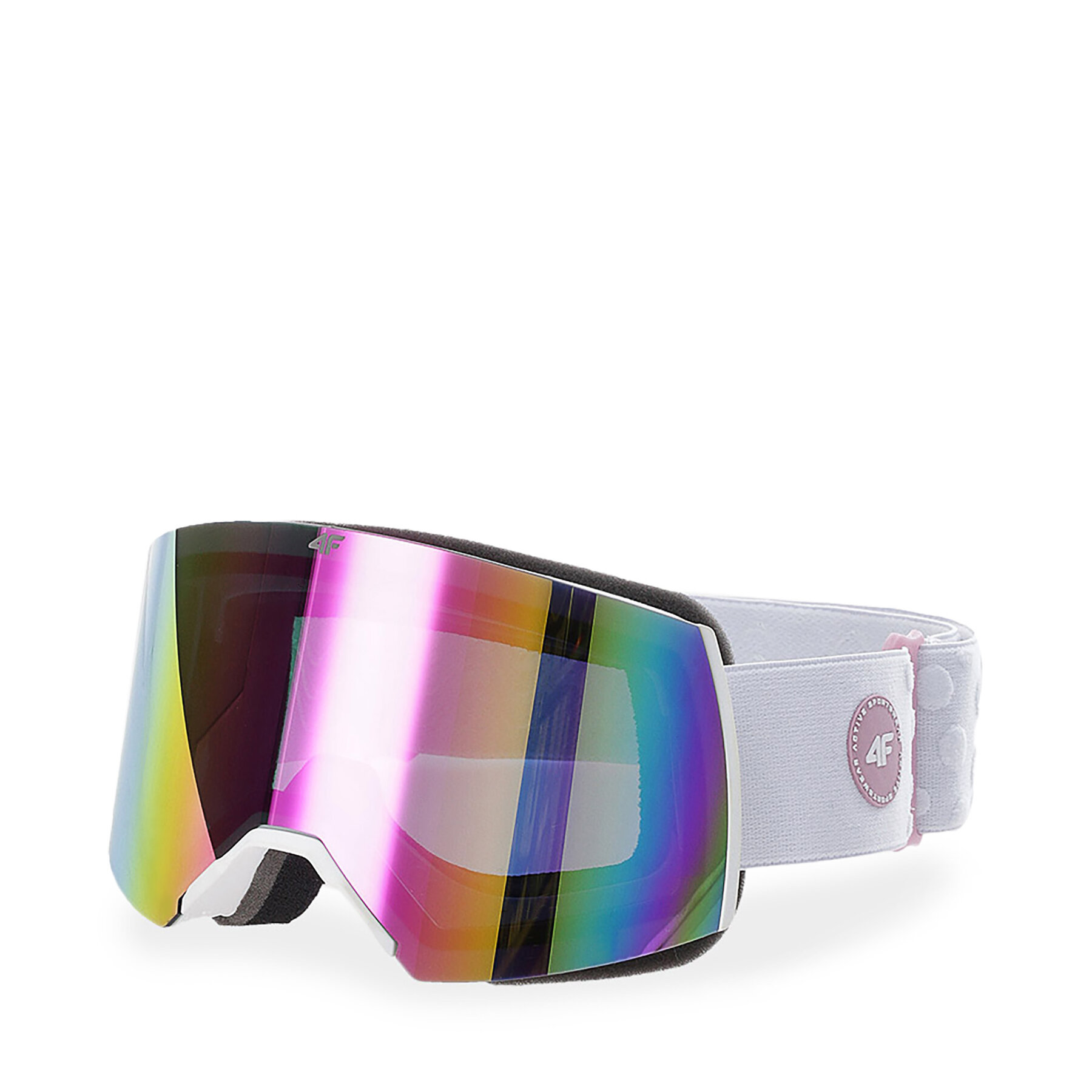 Skibrille 4F 4FJWAW24AGOGF040 Weiß