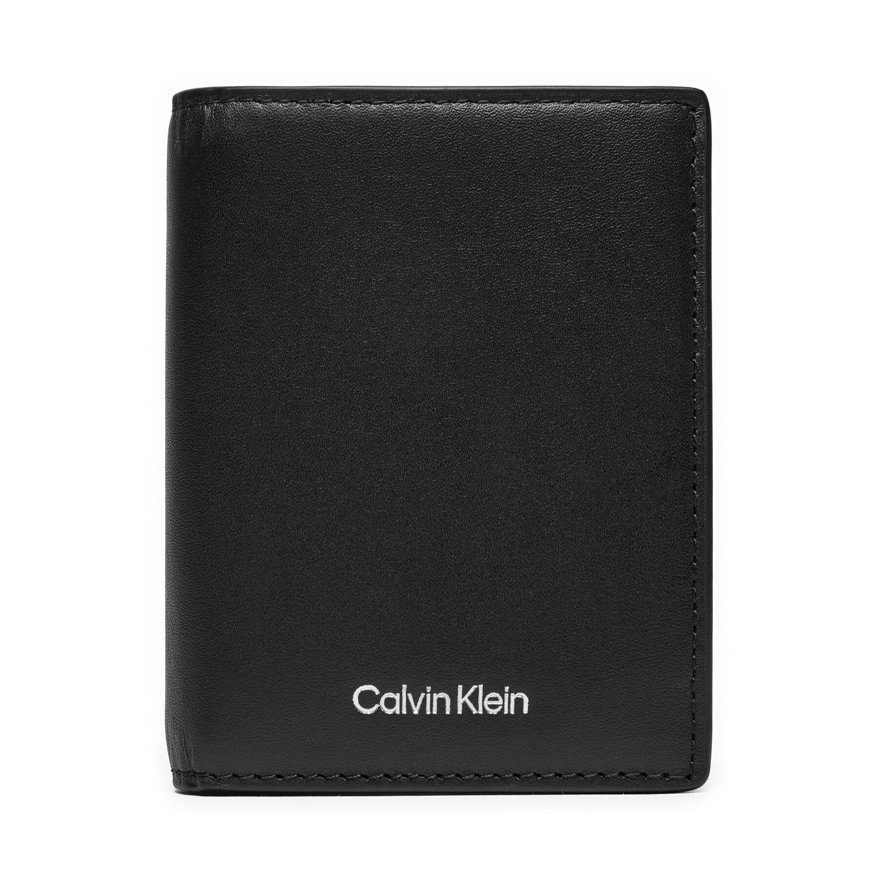 Nagyméretű férfi pénztárca Calvin Klein Ck Sleek Bifold 7cc W/Coin K50K512694 Fekete