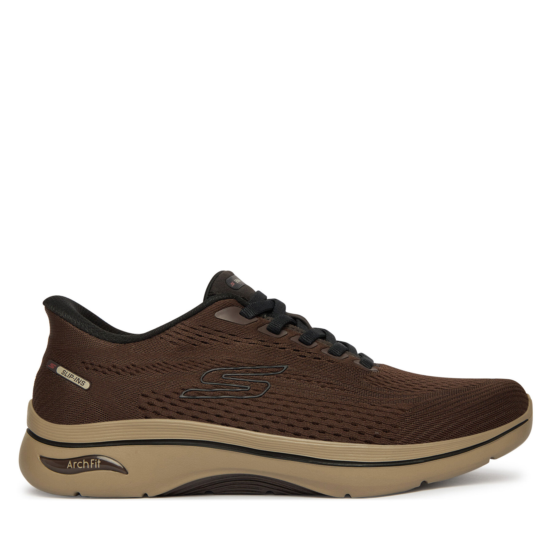 Sneakersy Skechers Go Walk Arch Fit 2.0 - Percy 216812 Tmavo hnedá