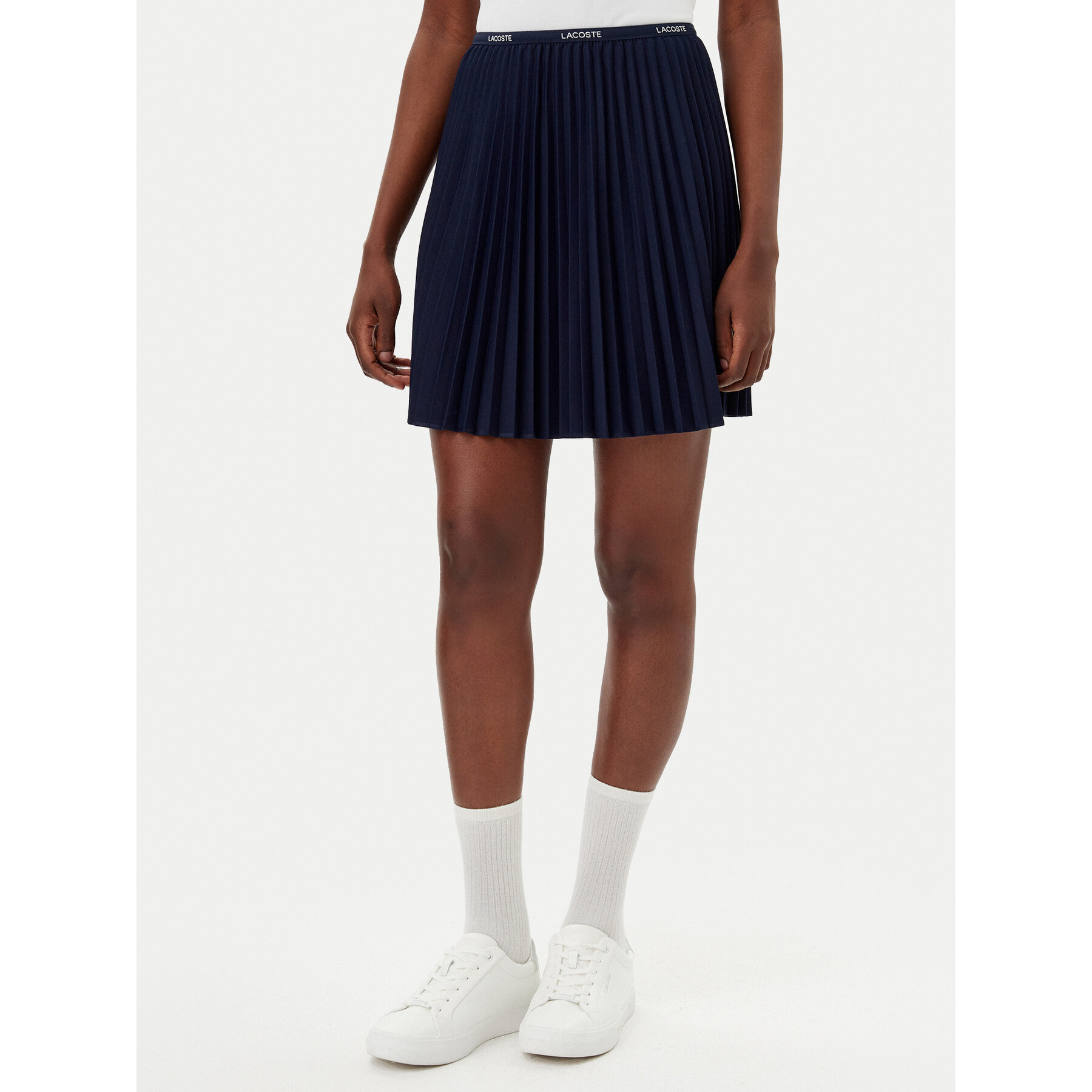 Lacoste Faltenrock JF1403 Dunkelblau Regular Fit