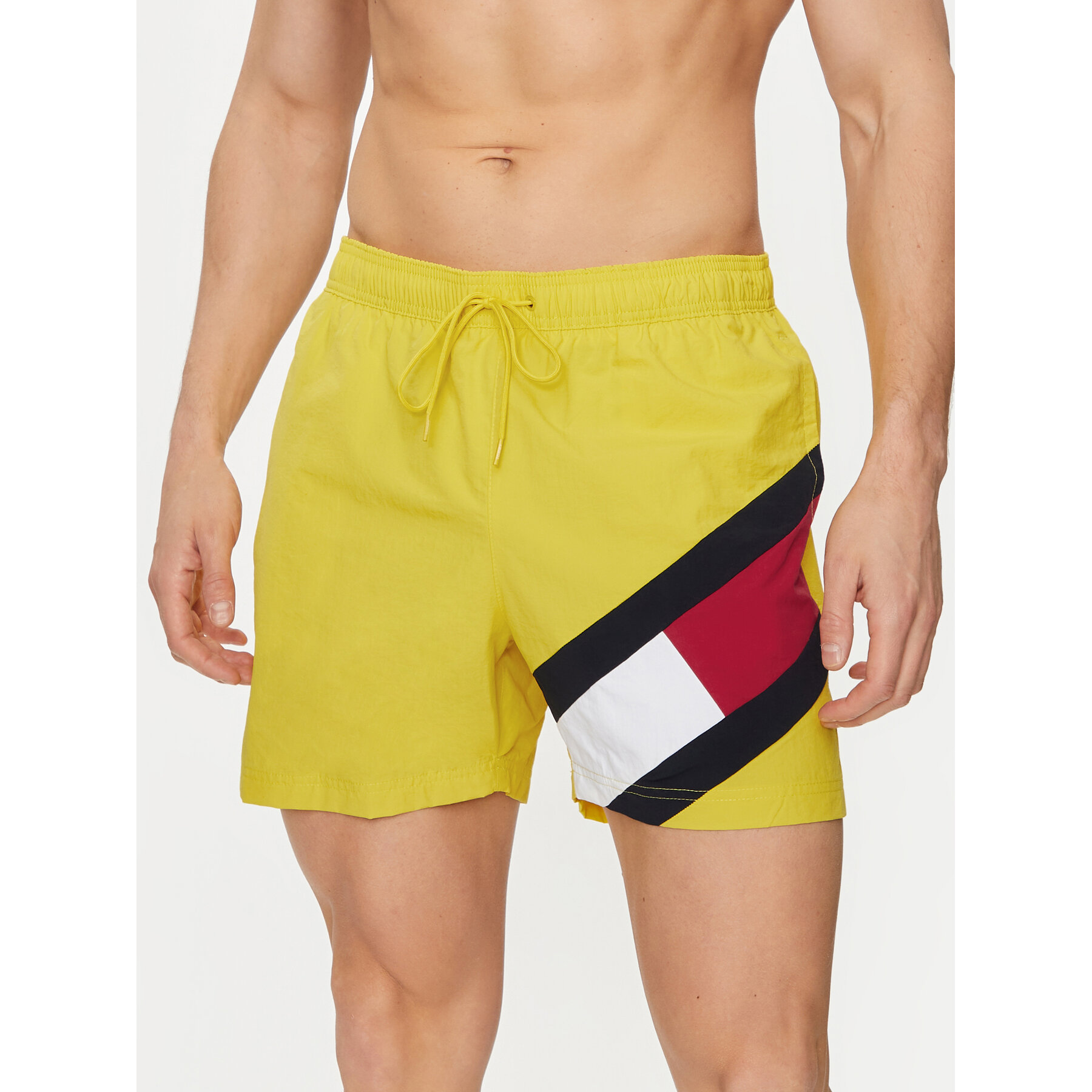 Tommy Hilfiger Badeshorts UM0UM02048 Gelb Slim Fit