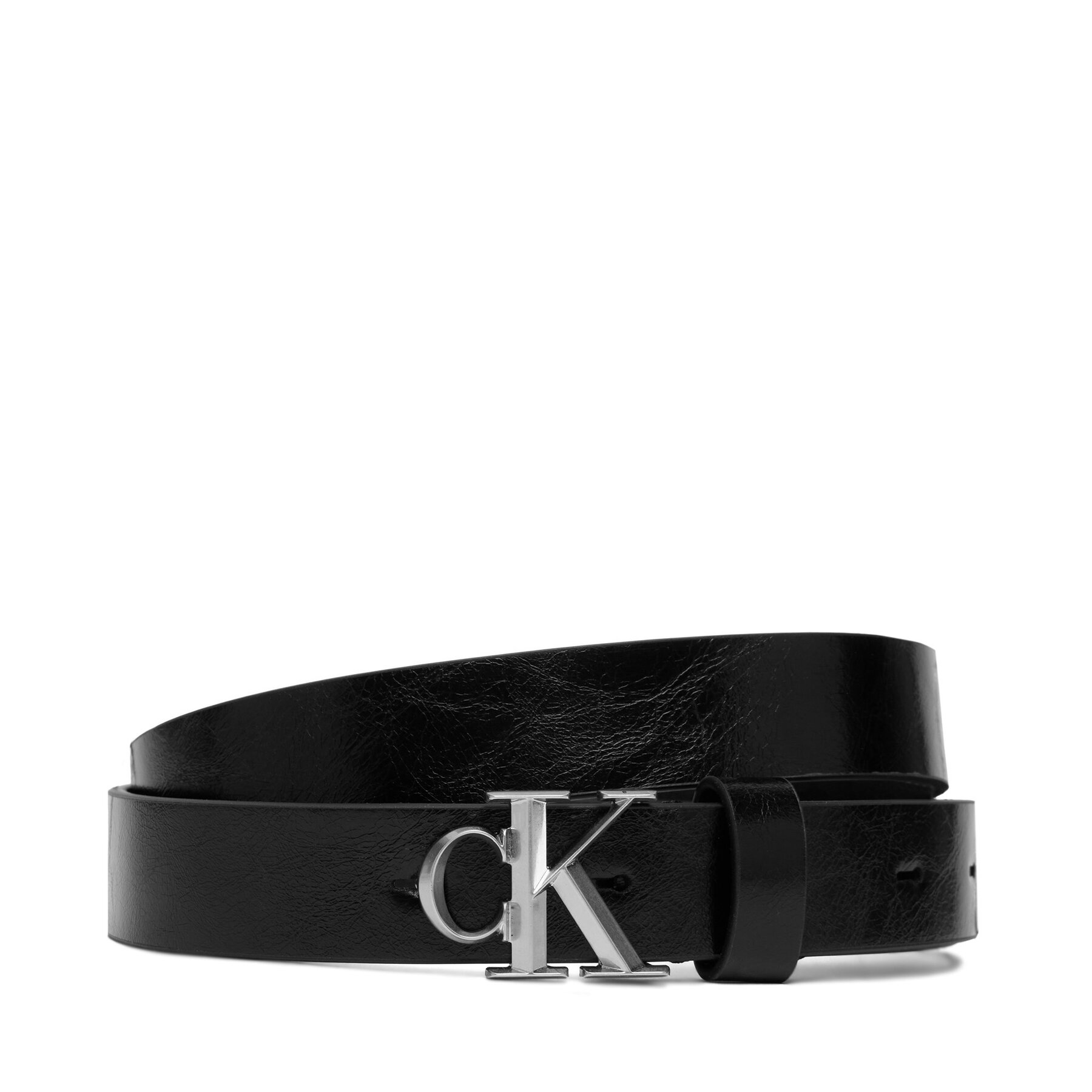 Pas Calvin Klein Ck Buckle Glossy Strap 25M LV04F7122G Črna