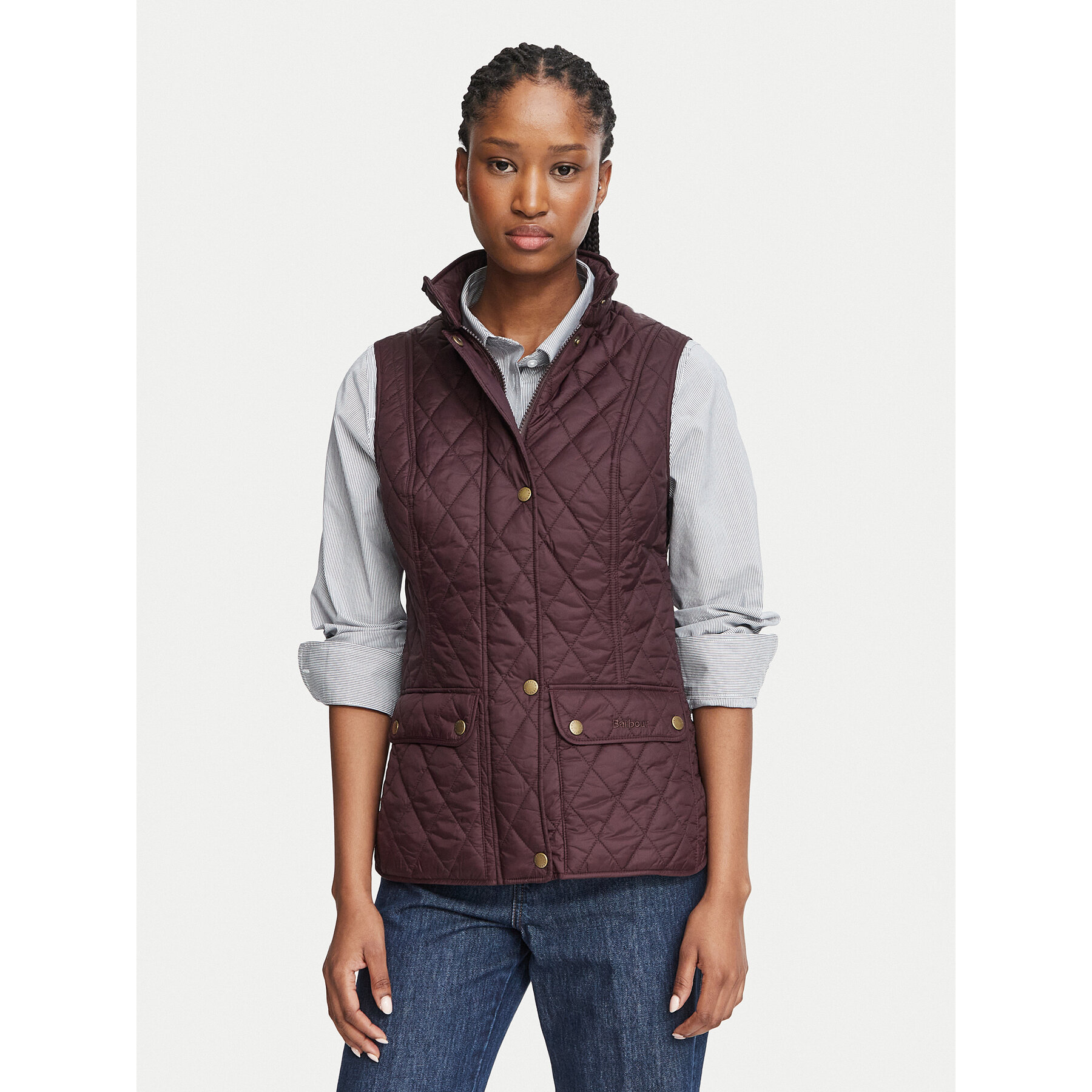 Barbour Bodywarmer Otterburn LGI0003BR91 Violett Regular Fit