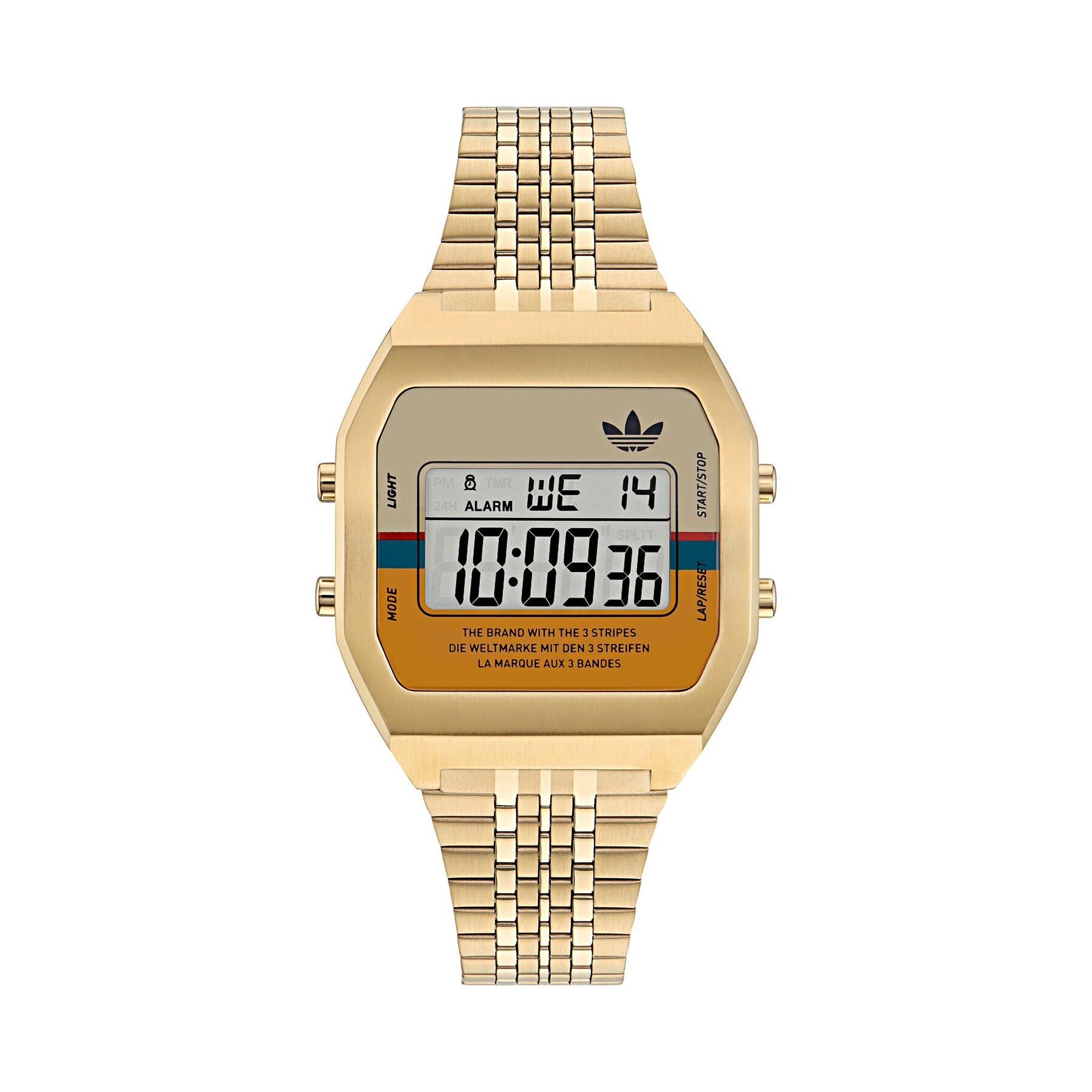 adidas Ρολόι adidas Originals Street Digital Two AOST23555 Χρυσό