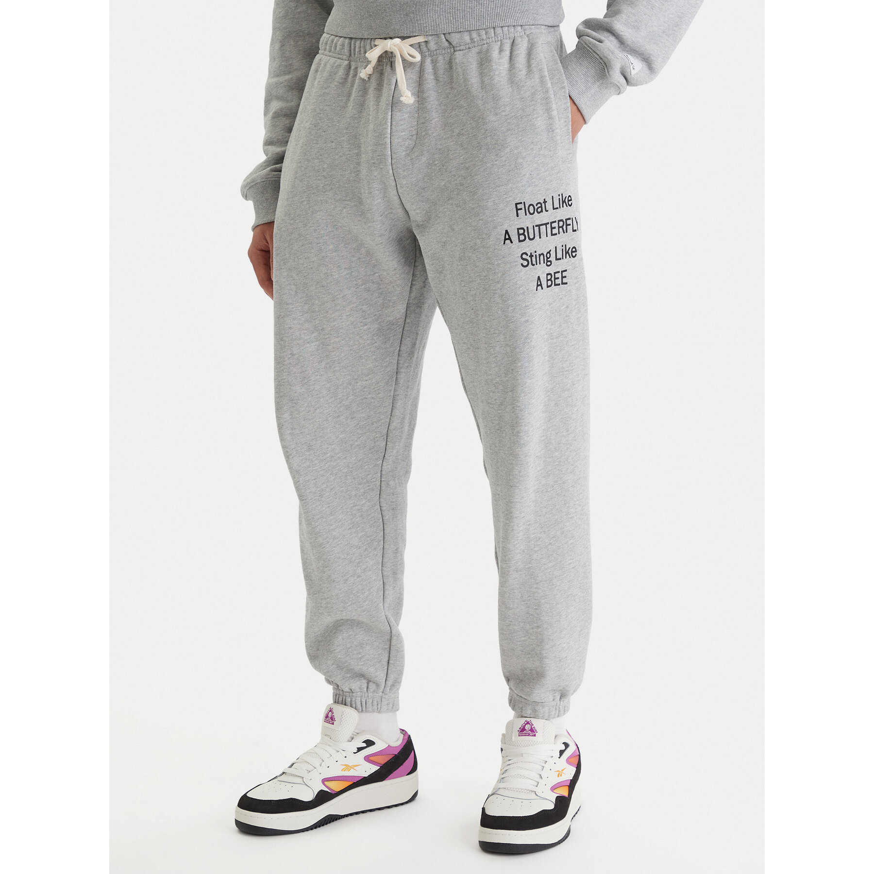 RVCA Jogginghose Va X Ali 23A123500 Grau Relaxed Fit