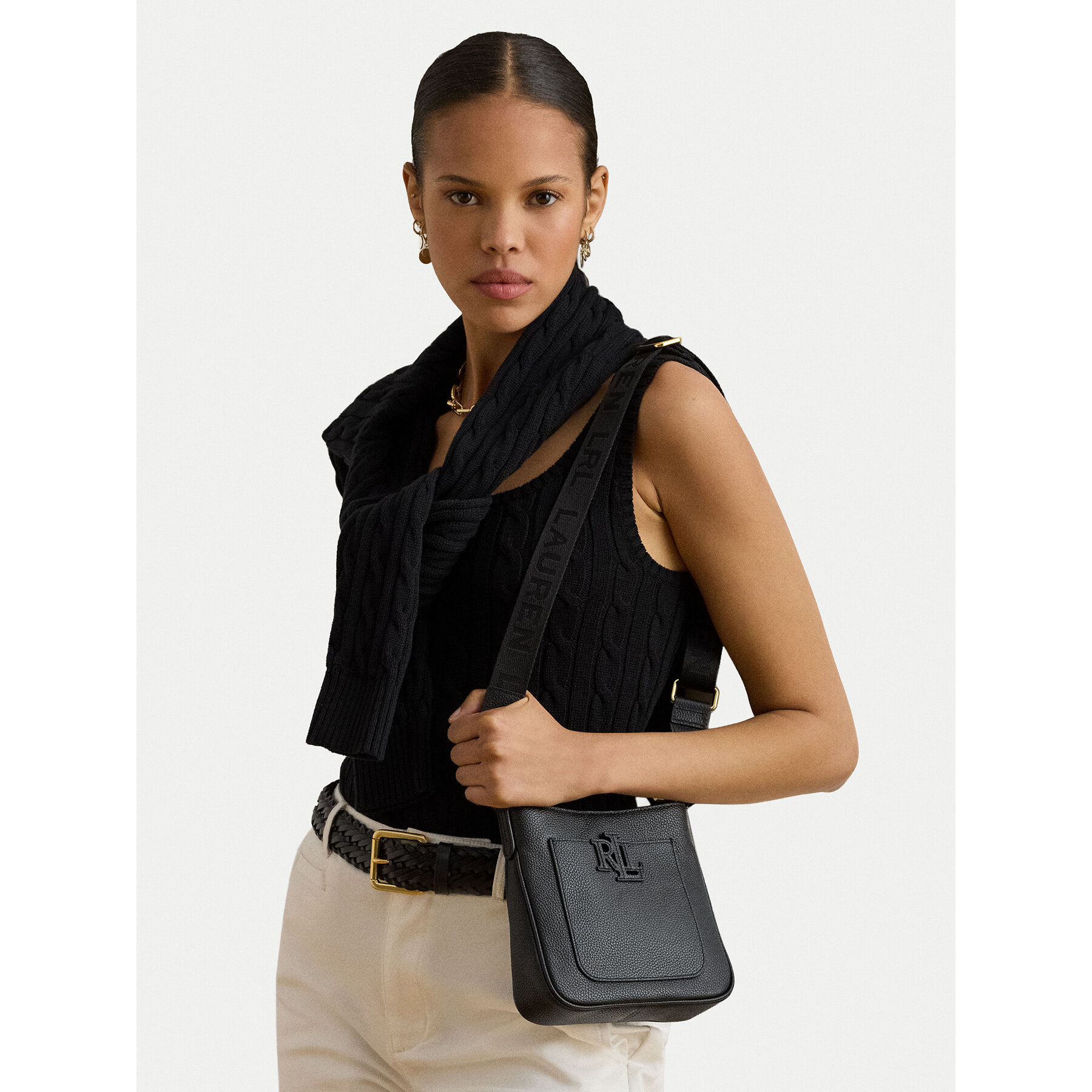 Torbica LAUREN RALPH LAUREN 431982184002 Crna
