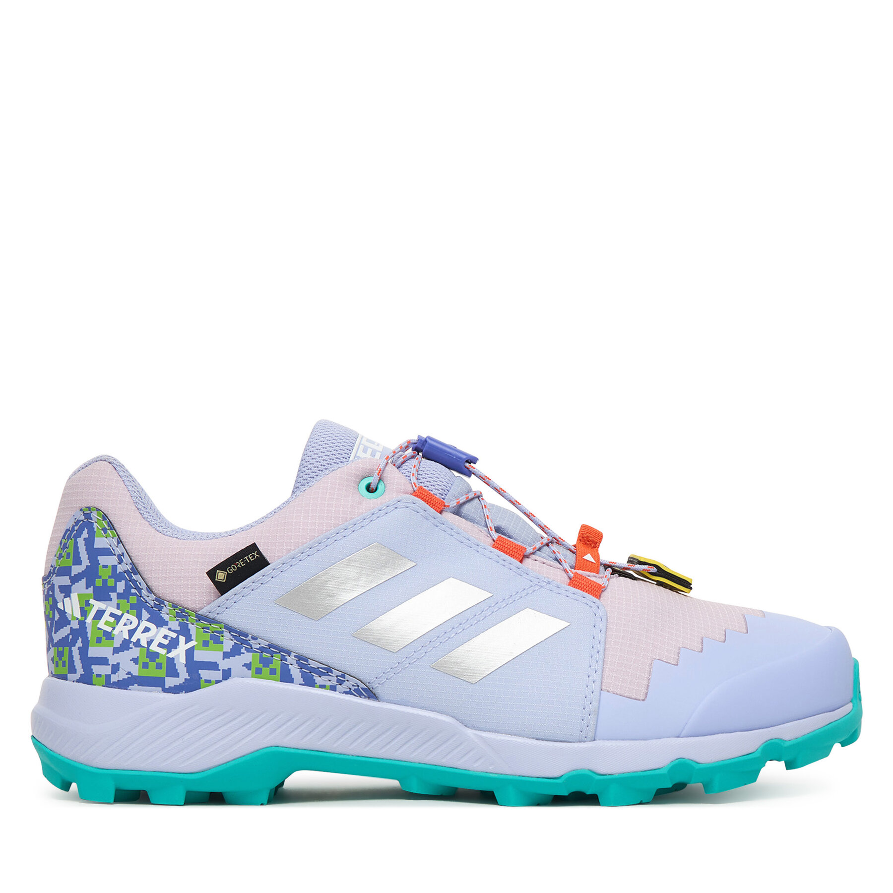 Παπούτσια πεζοπορίας adidas Minecraft Terrex Gore-Tex Hiking JR1315 Μωβ