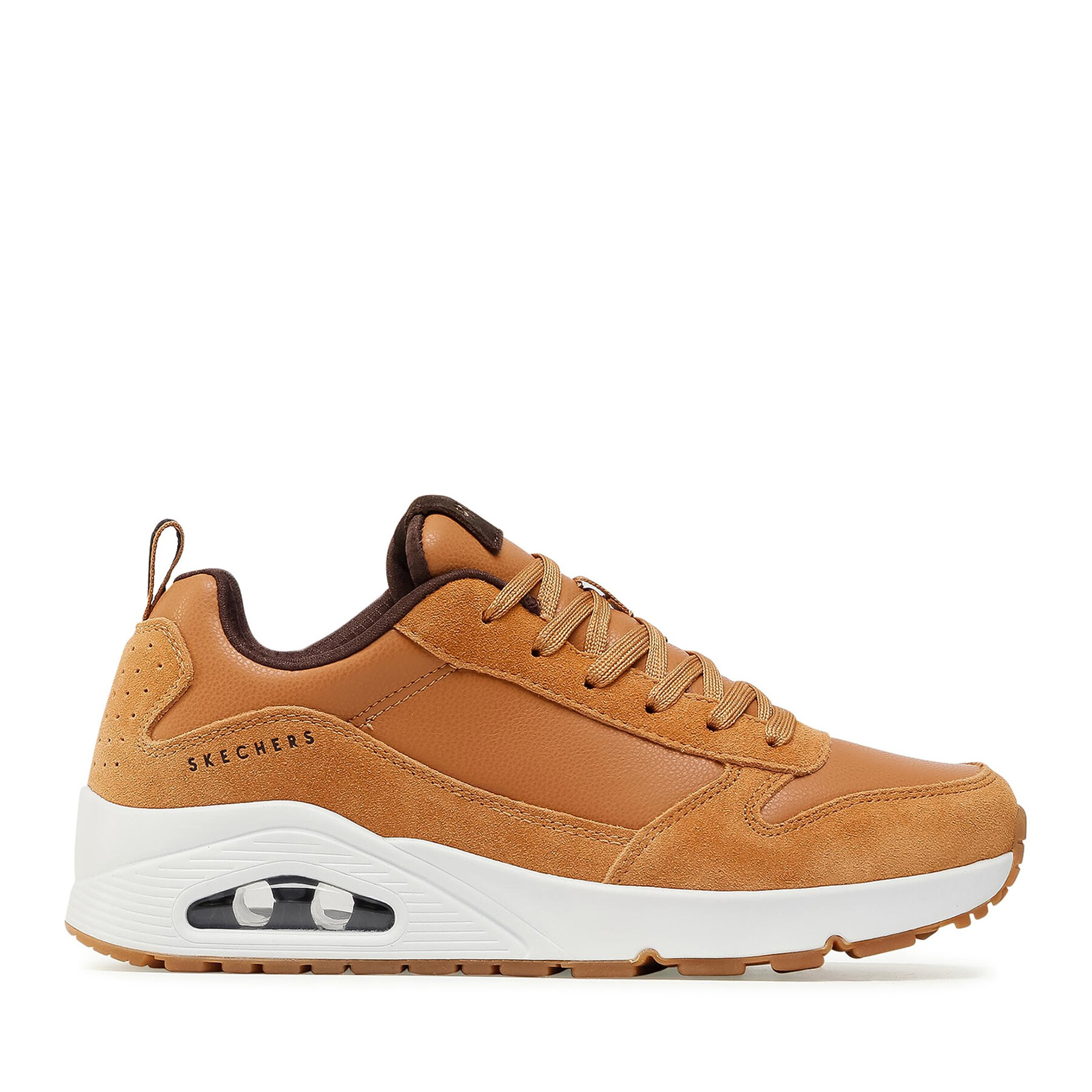 Skechers Pánske Sneakersy, Rozmer: 42, Hnedá, Uno-Stacre 52468/WSK