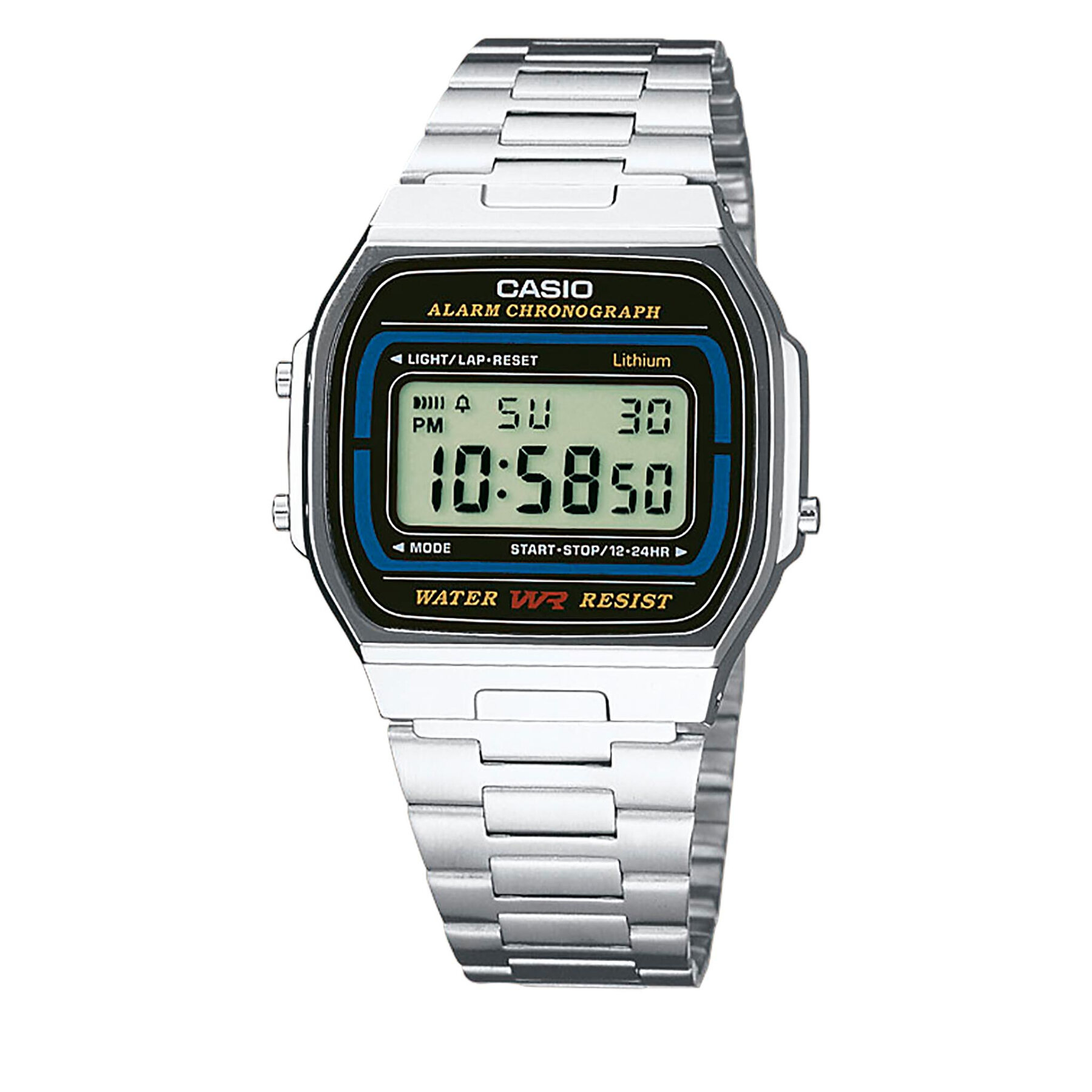 Ceas Casio Vintage A164WA-1VES Argintiu