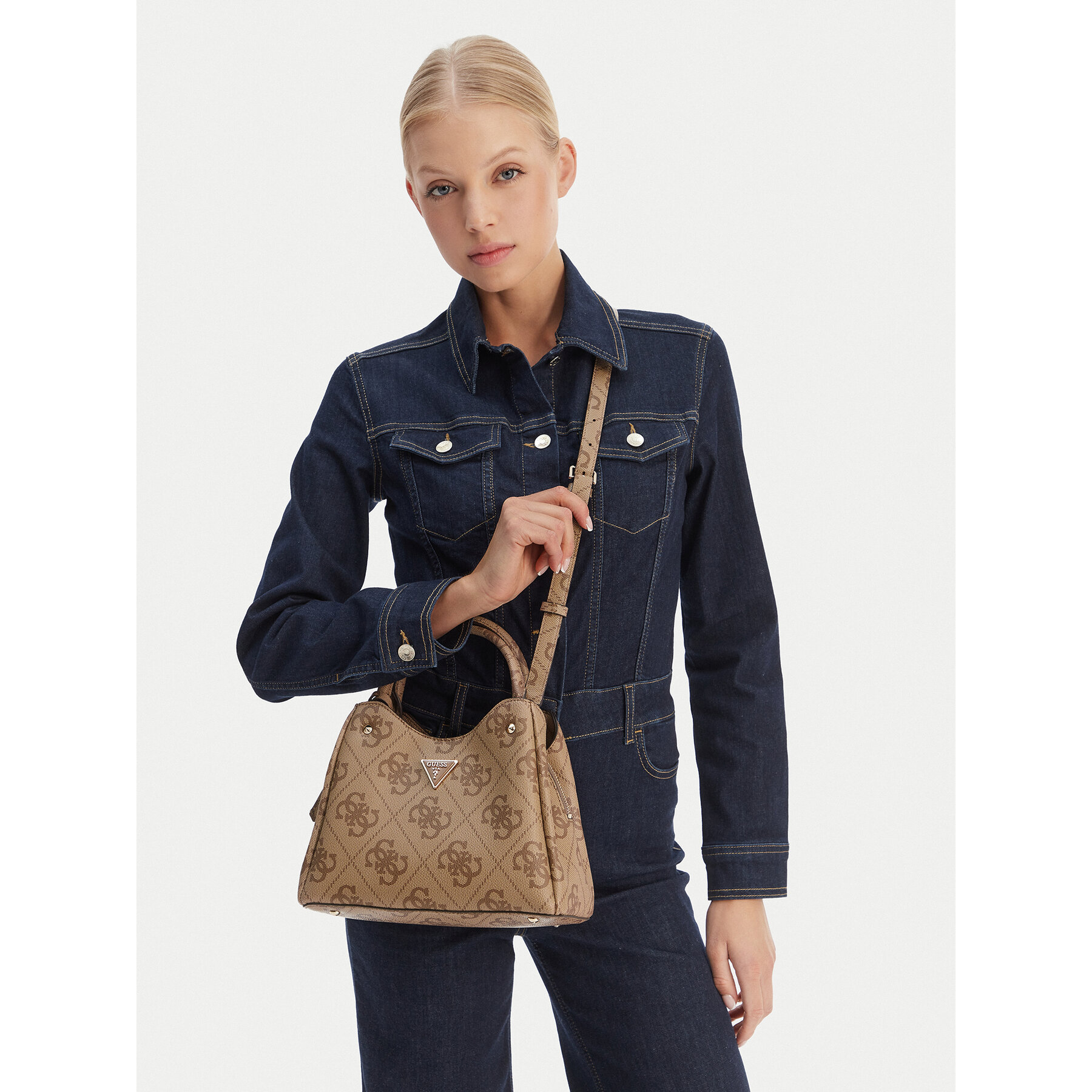 Τσάντα Guess Meridian II HWOS69 74050 Μπεζ