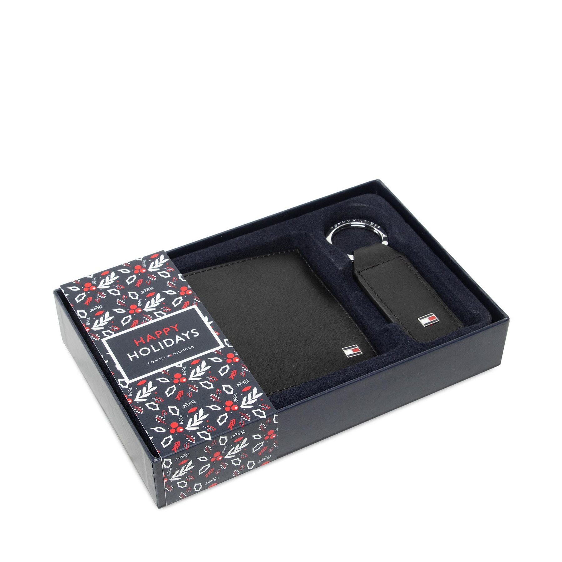 Kit de regalo Tommy Hilfiger Gp Eton Cc And Coin Pckt Keyfob AM0AM07931 Negro