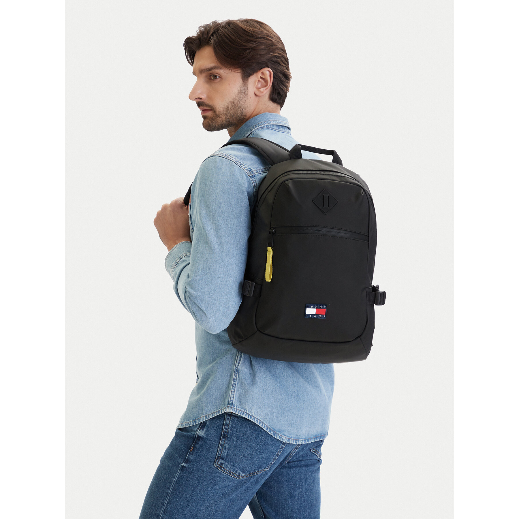 Σακίδιο Tommy Jeans Tjm Daily Elevated Backpack AM0AM14217 Μαύρο