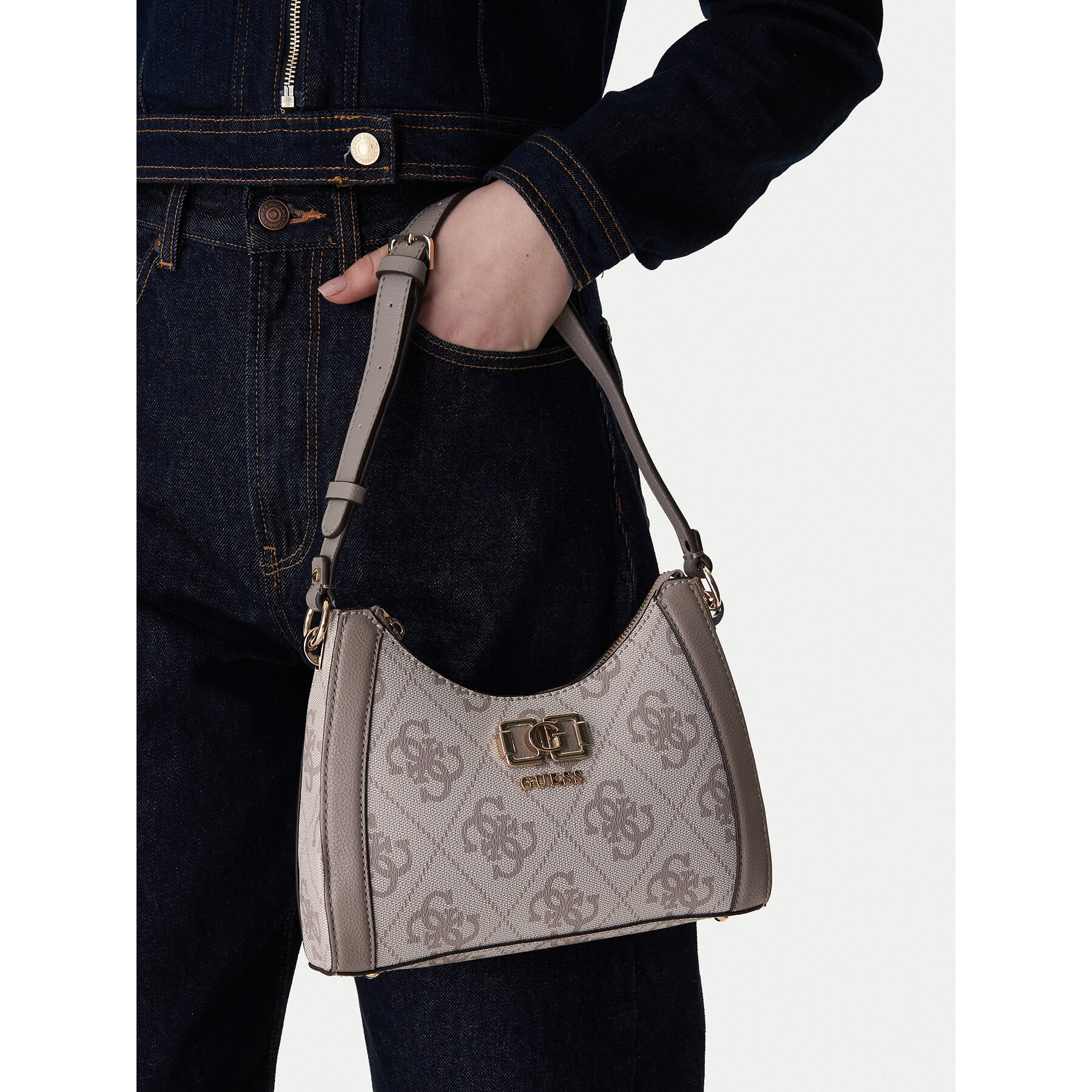 Geantă Guess Karnilla HWOS99 01180 Bej