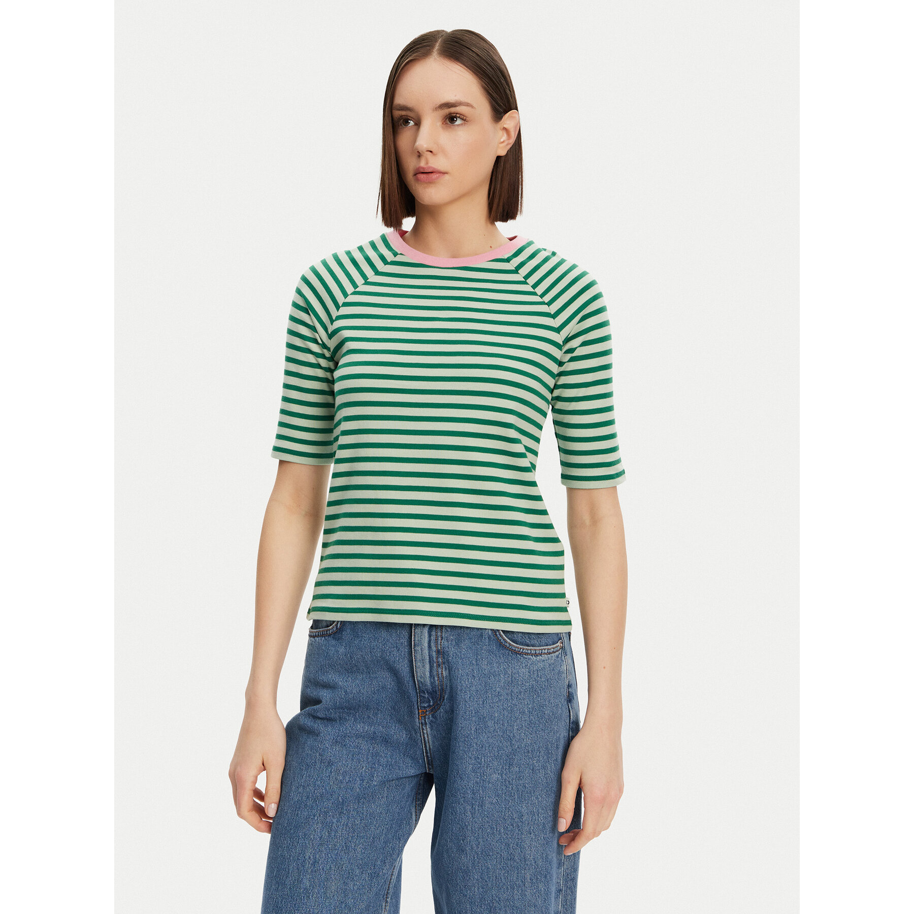 Tom Tailor Denim T-shirt 1045410 Verde Regular Fit