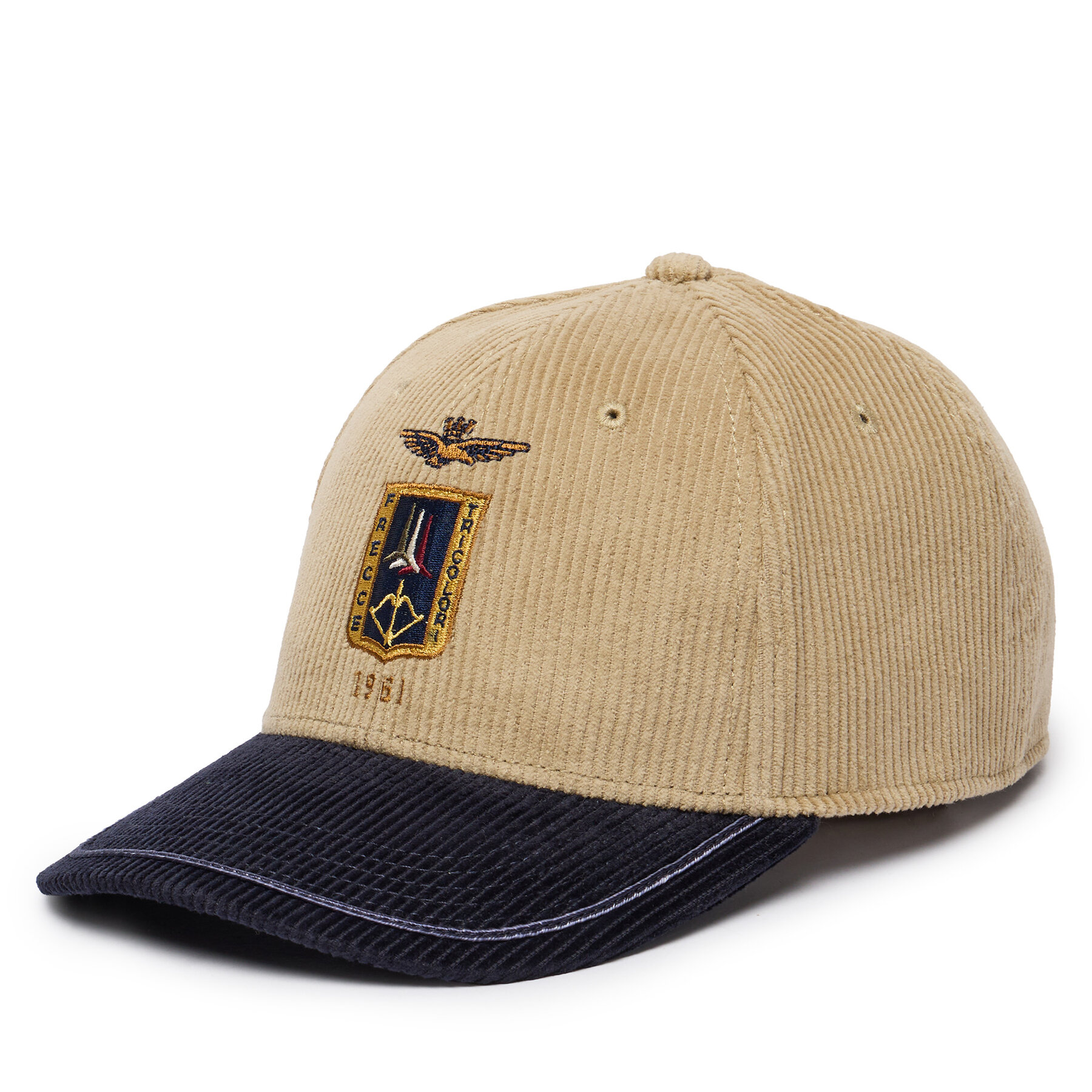 Шапка с козирка Aeronautica Militare 262HA1261UCT04388 Бежов