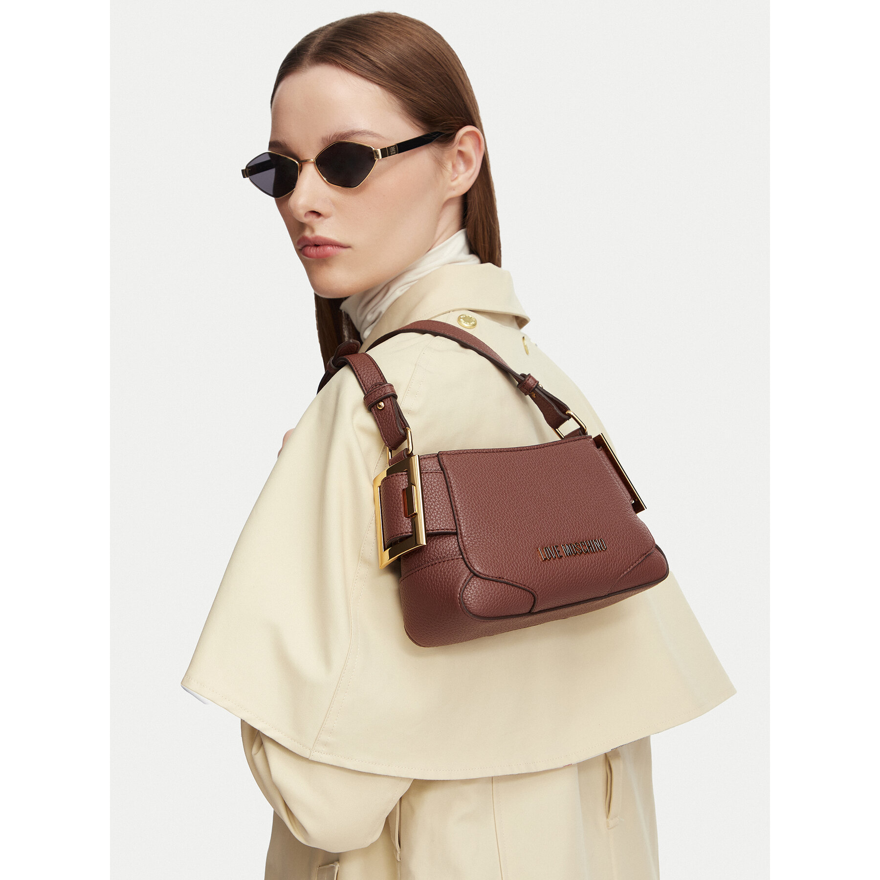 Torbica LOVE MOSCHINO JC4096PP1PLT1200 Smeđa