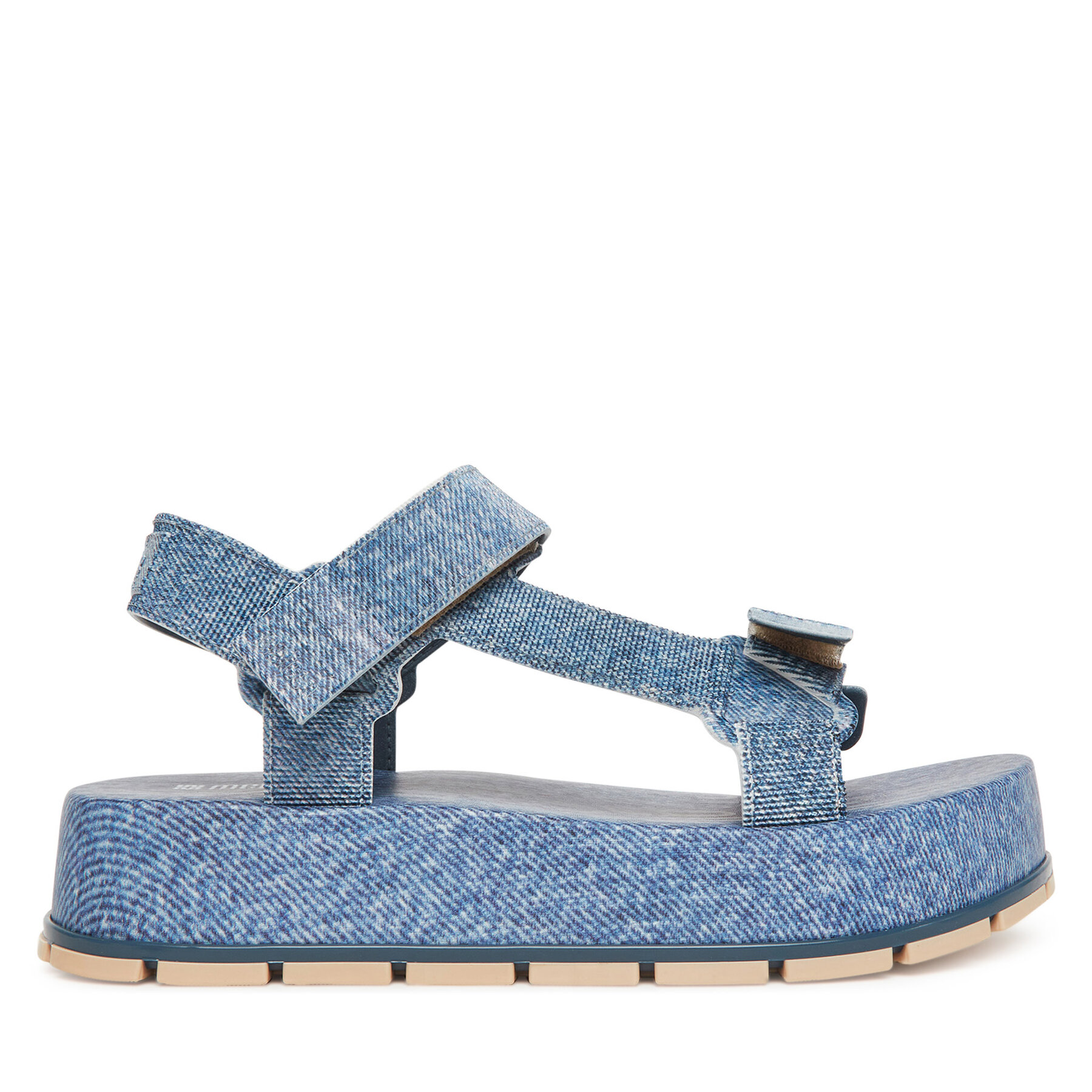 Сандали Melissa Melissa Flowing Platform Denim Ad M 36132 Син