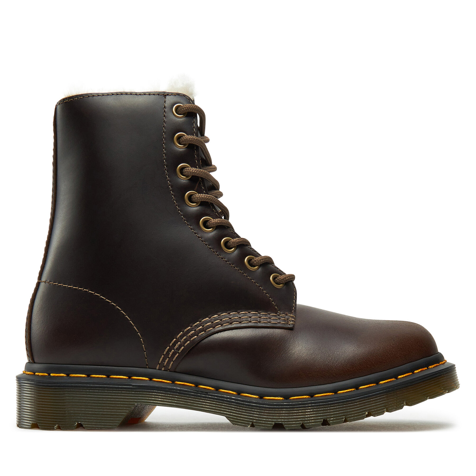 Chaussures Rangers Dr. Martens 1460 Serena 32019777 Marron