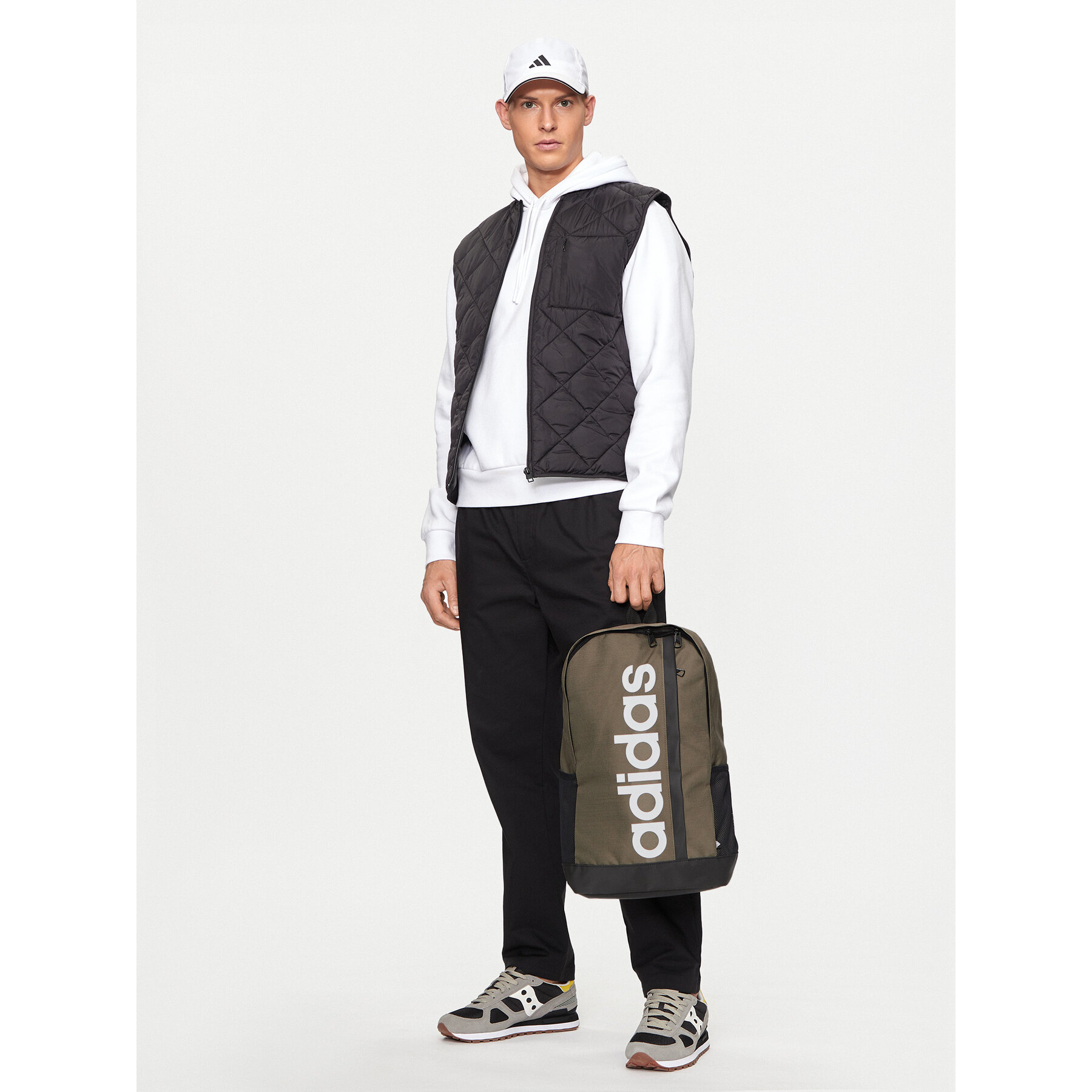 Ruksak adidas Essentials Linear Backpack HR5344 Zelena