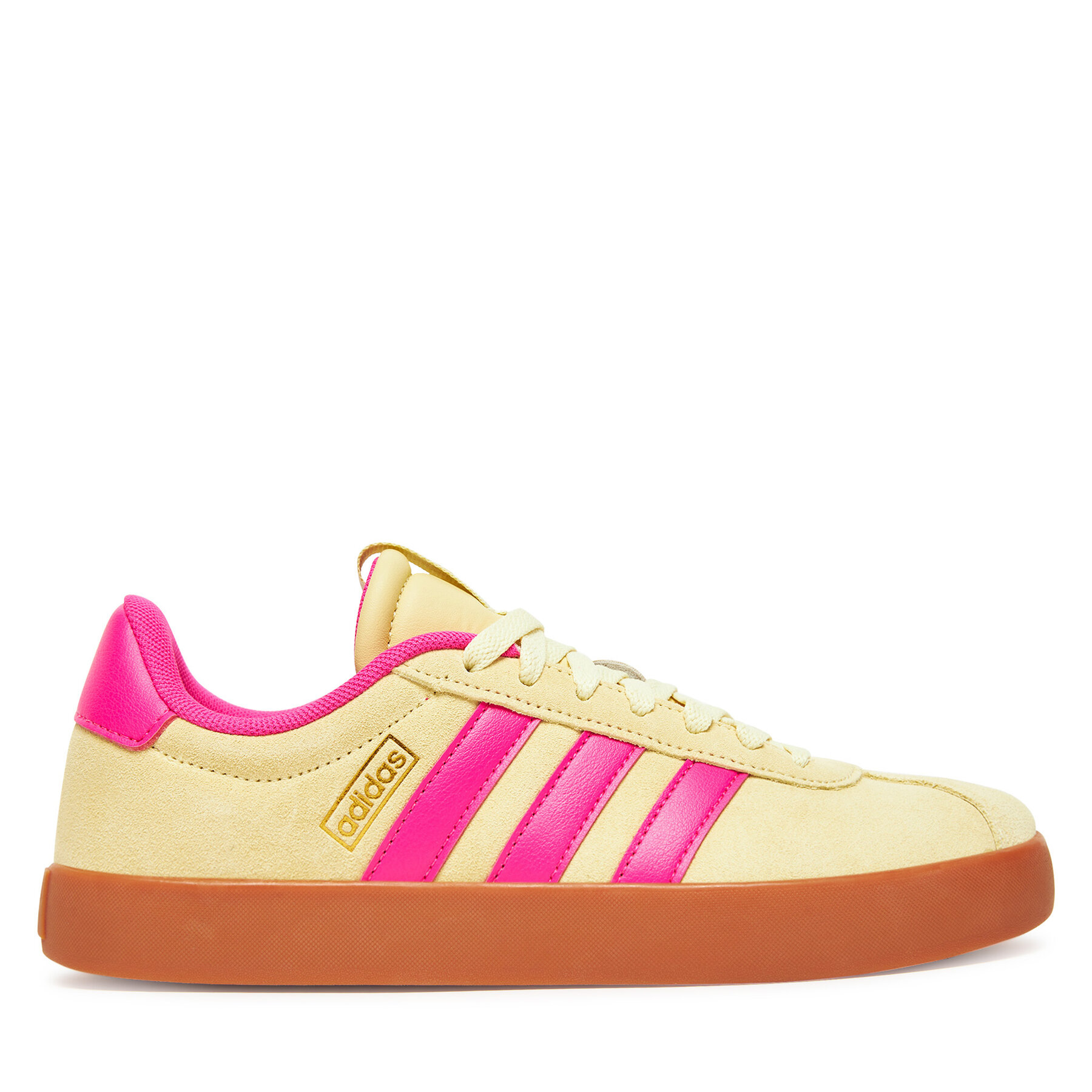 Damskie Sneakersy adidas, Rozmiar 39 1/3 Żółty Vl Court 3.0 JR8649
