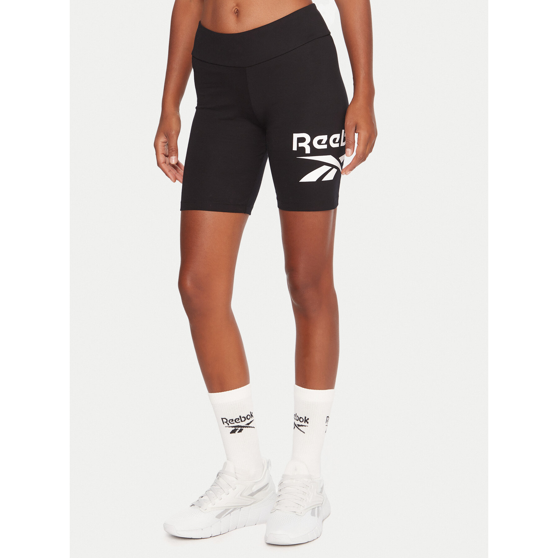 Reebok Κολάν Ποδηλασίας RK25161CCW Μαύρο Slim Fit