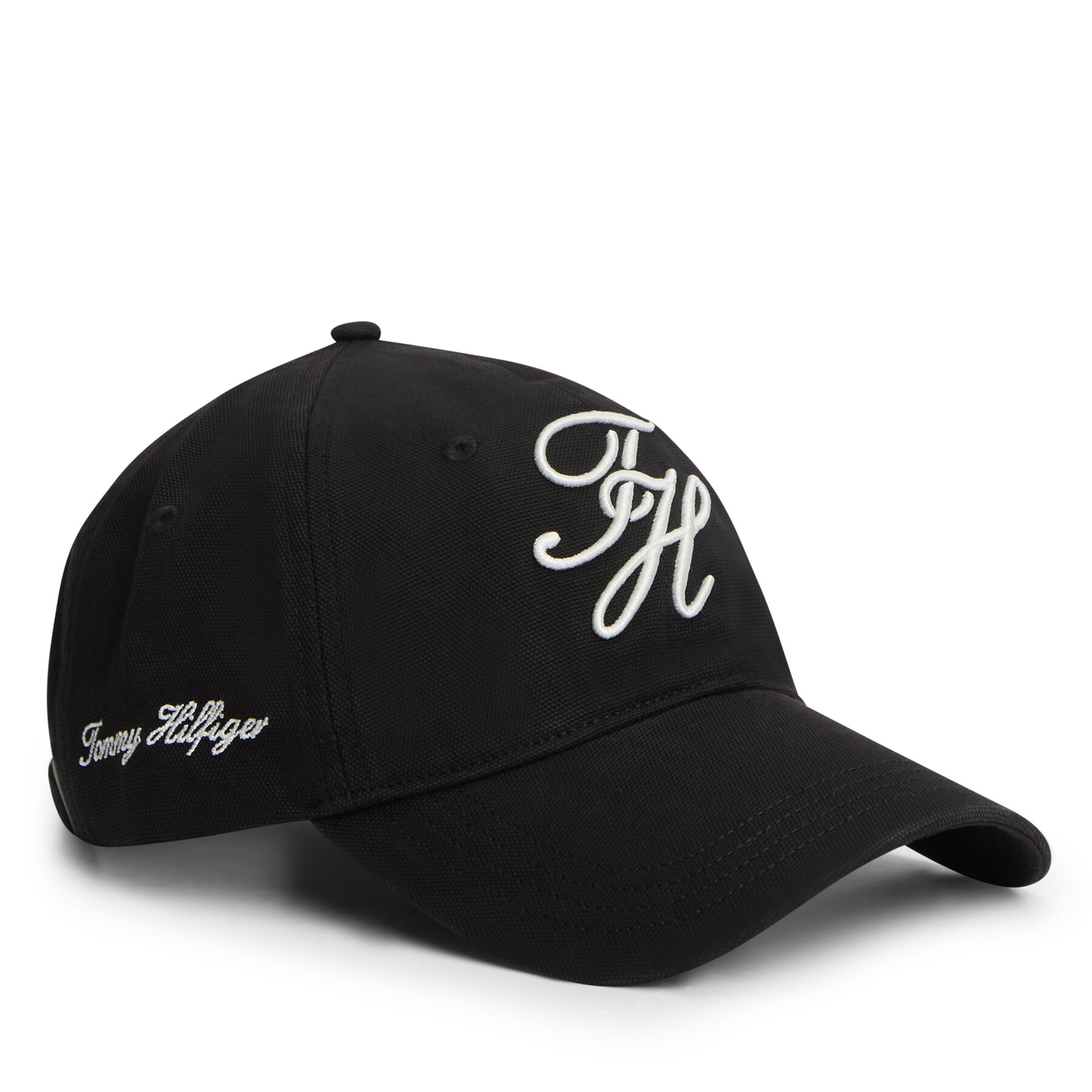 Καπέλο Jockey Tommy Hilfiger Logo Embroidery Baseball Cap AM0AM14120 Μαύρο