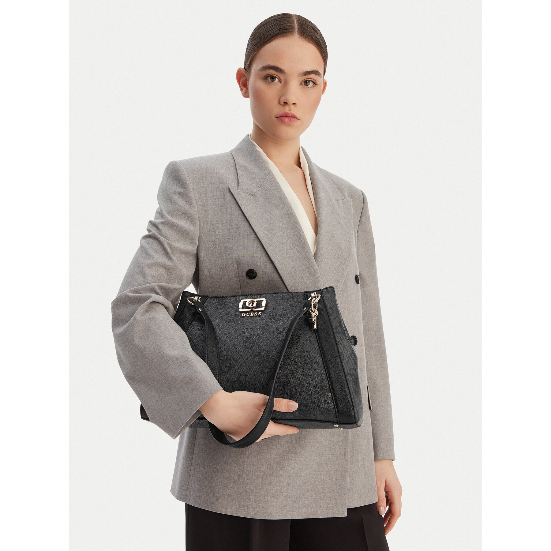 Дамска чанта Guess Karnilla HWOS99 01220 Сив