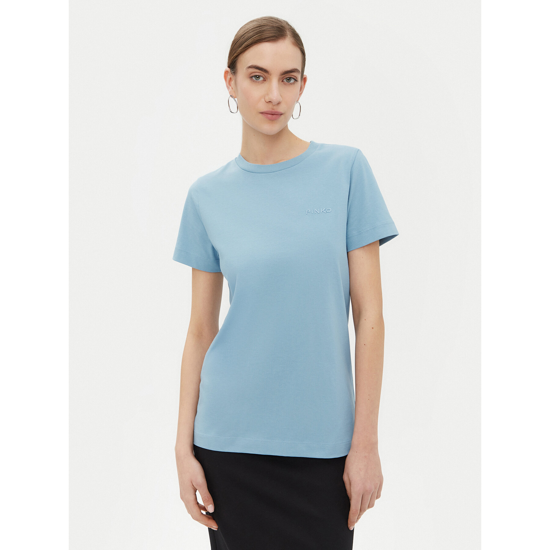 PINKO Póló Start 101752 Kék Regular Fit