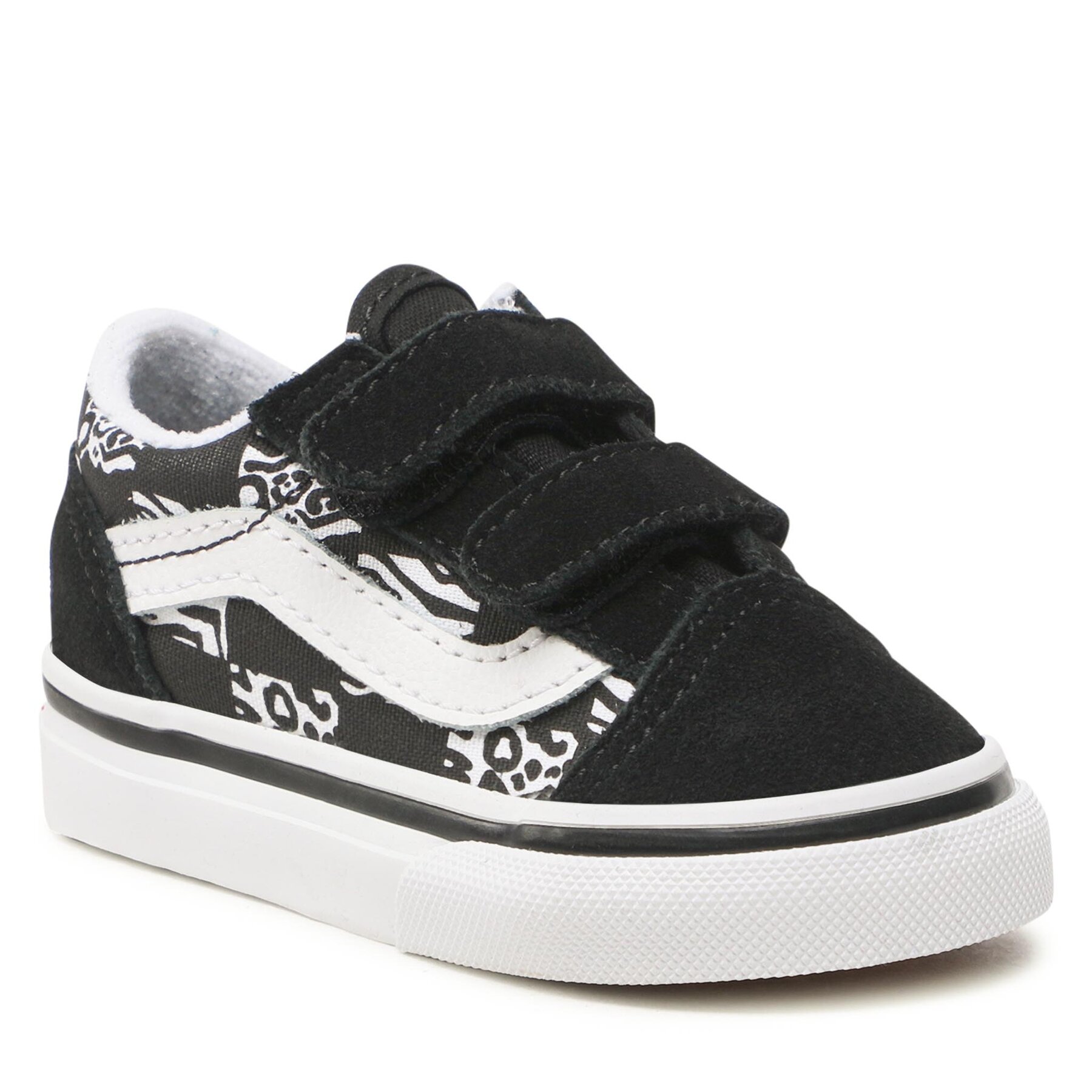 Vans Old Skool V VN0A4VJJBLA1 Zebra Daze Black – Гуменки