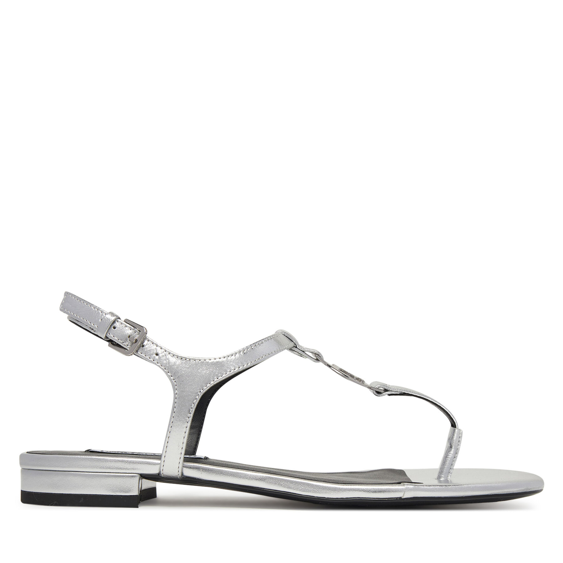 Donna Sandali KARL LAGERFELD, Taglia 39, Argento, KL82515, taglia : 39