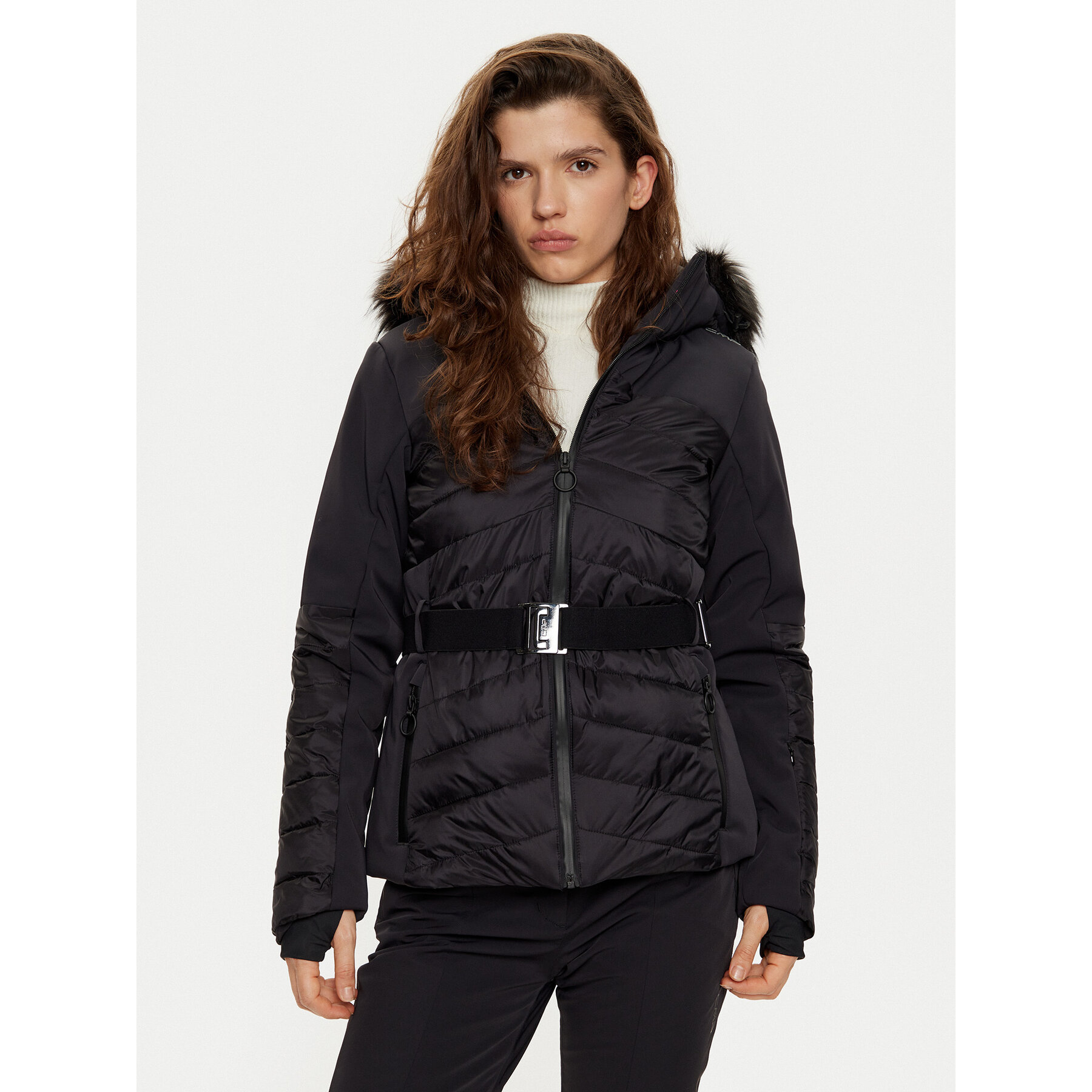 CMP Skijacke 34W4436F Schwarz Regular Fit