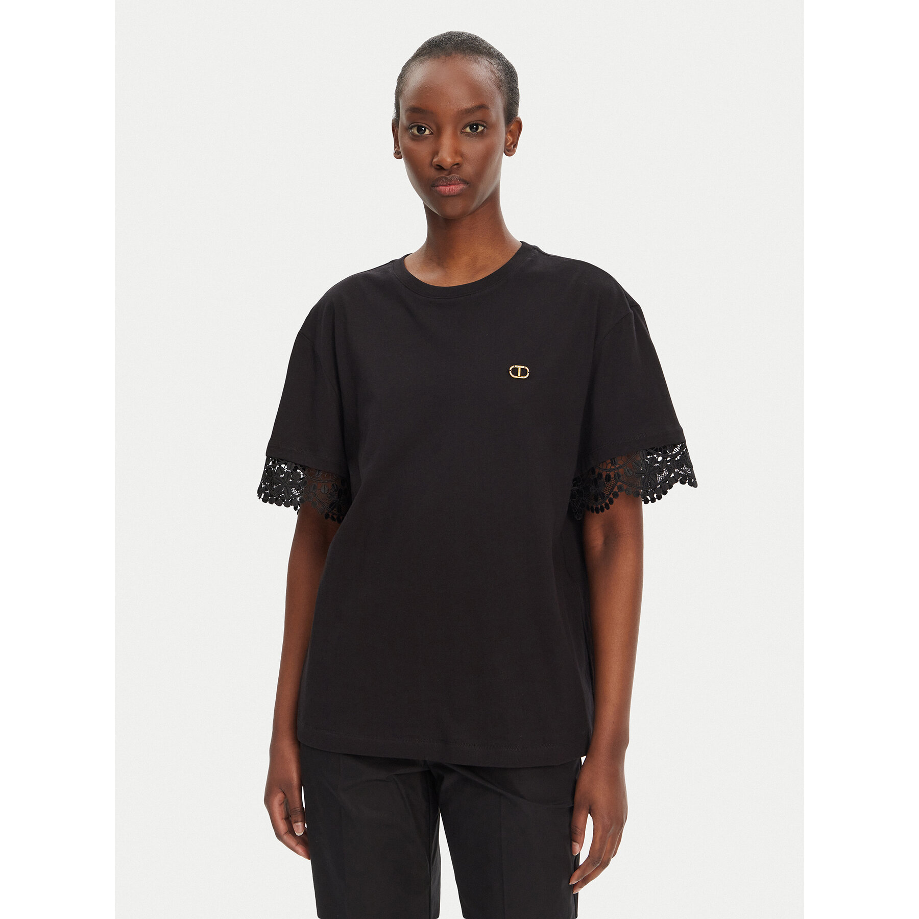 TWINSET T-shirt 251TT2410 Nero Relaxed Fit