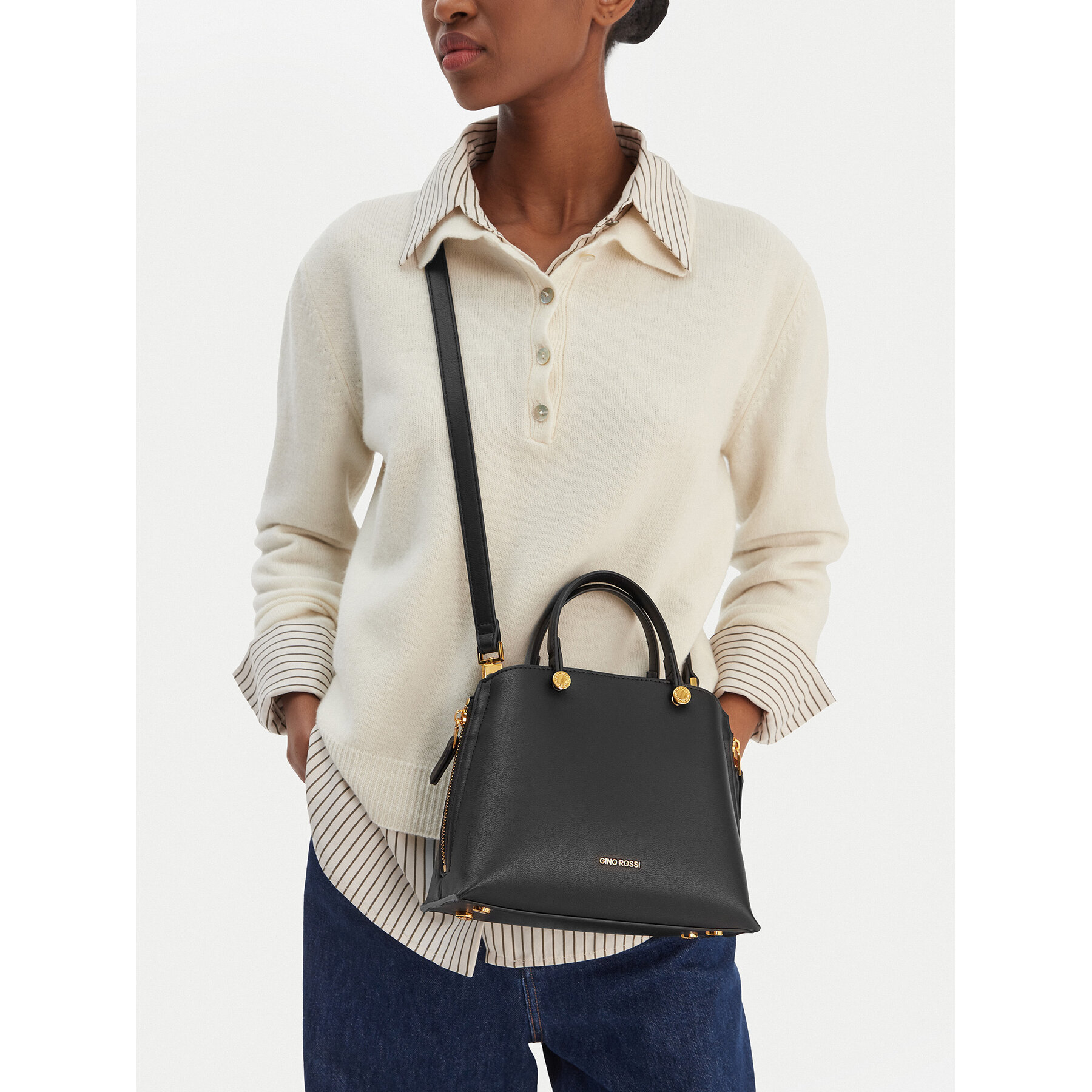 Geantă GINO ROSSI C-RC-19689 Negru