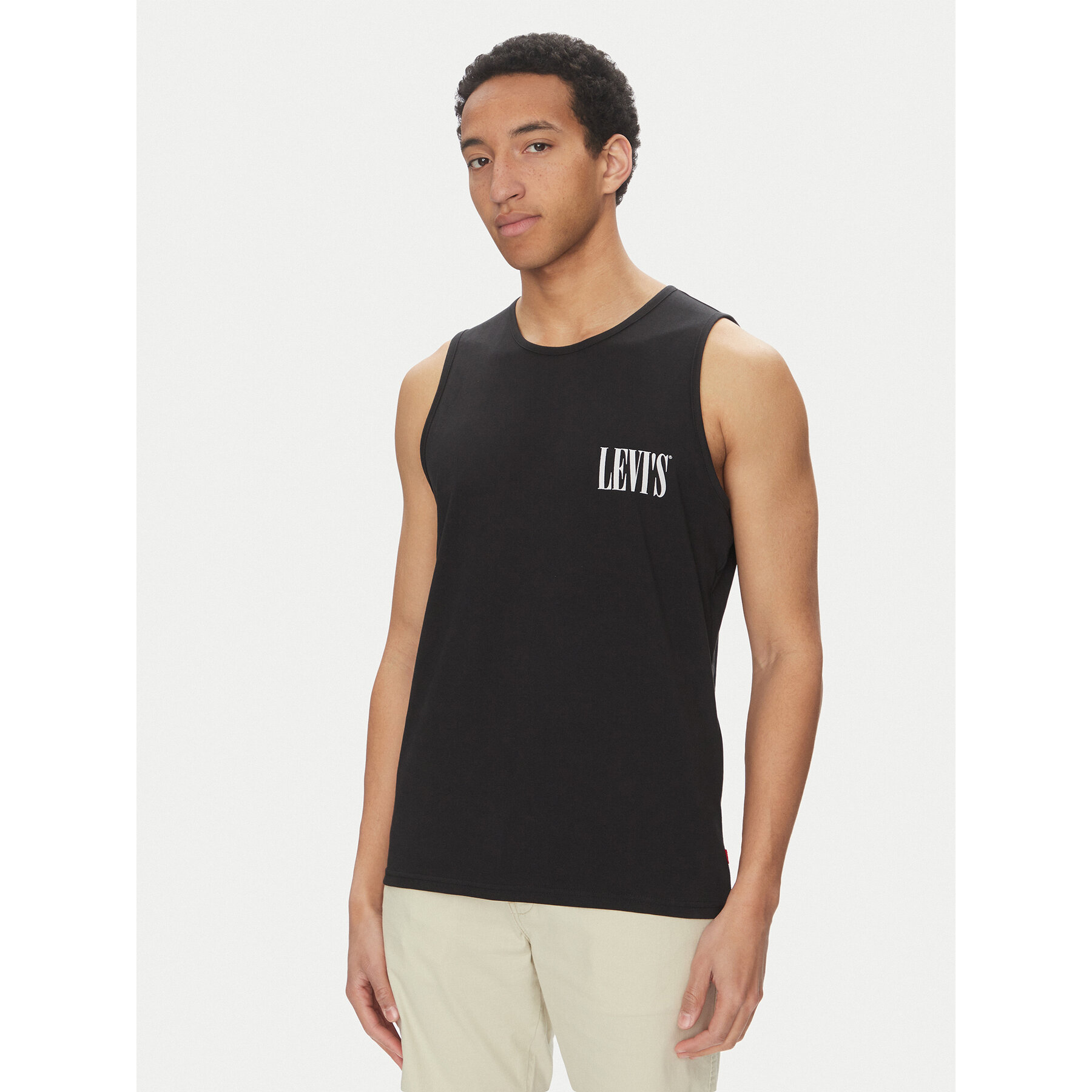 Levi's® Trikó Graphic Rower A7642-0004 Fekete Regular Fit