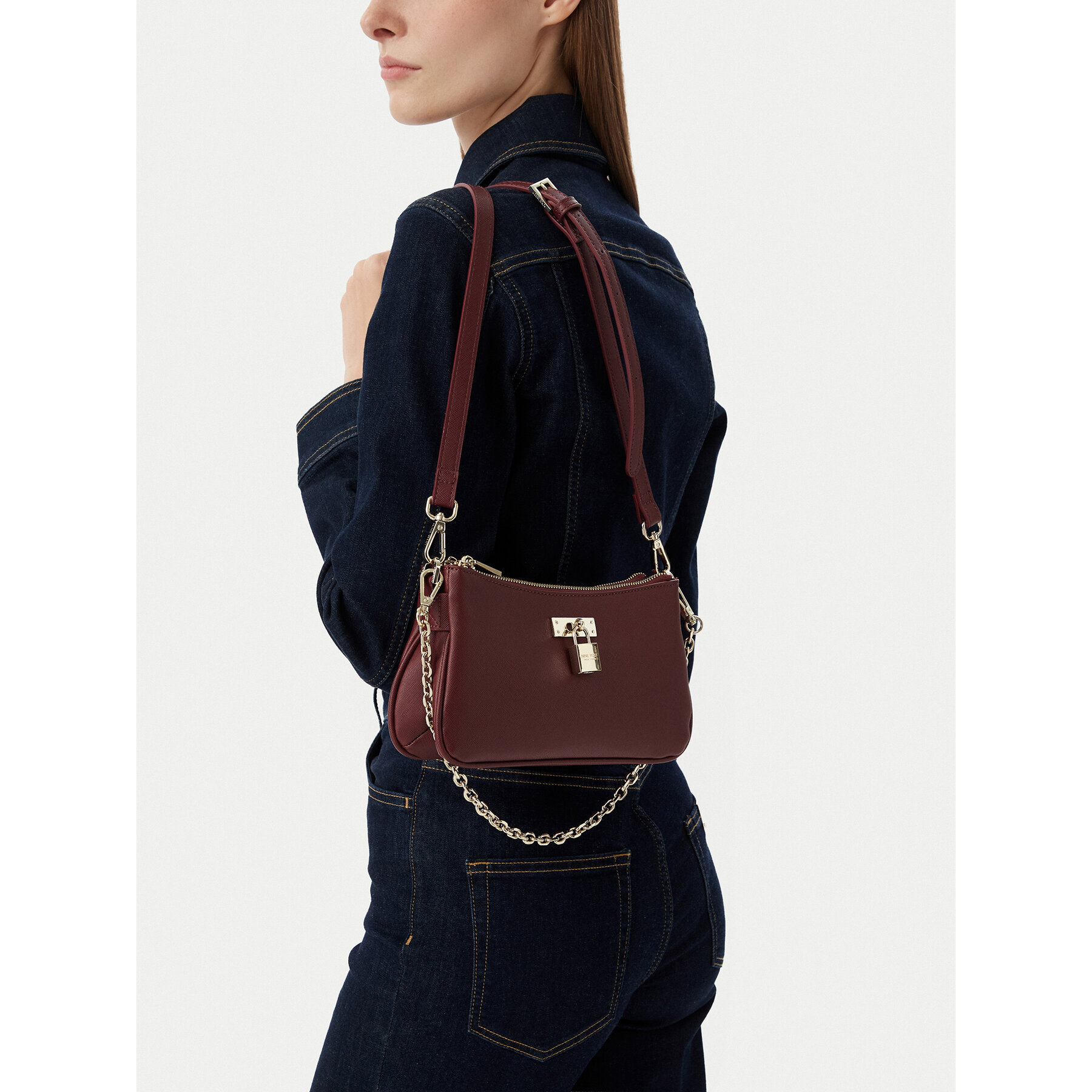 Ročna torba Nine West CEO-SILENT CHARM-LDA9867 Bordo rdeča