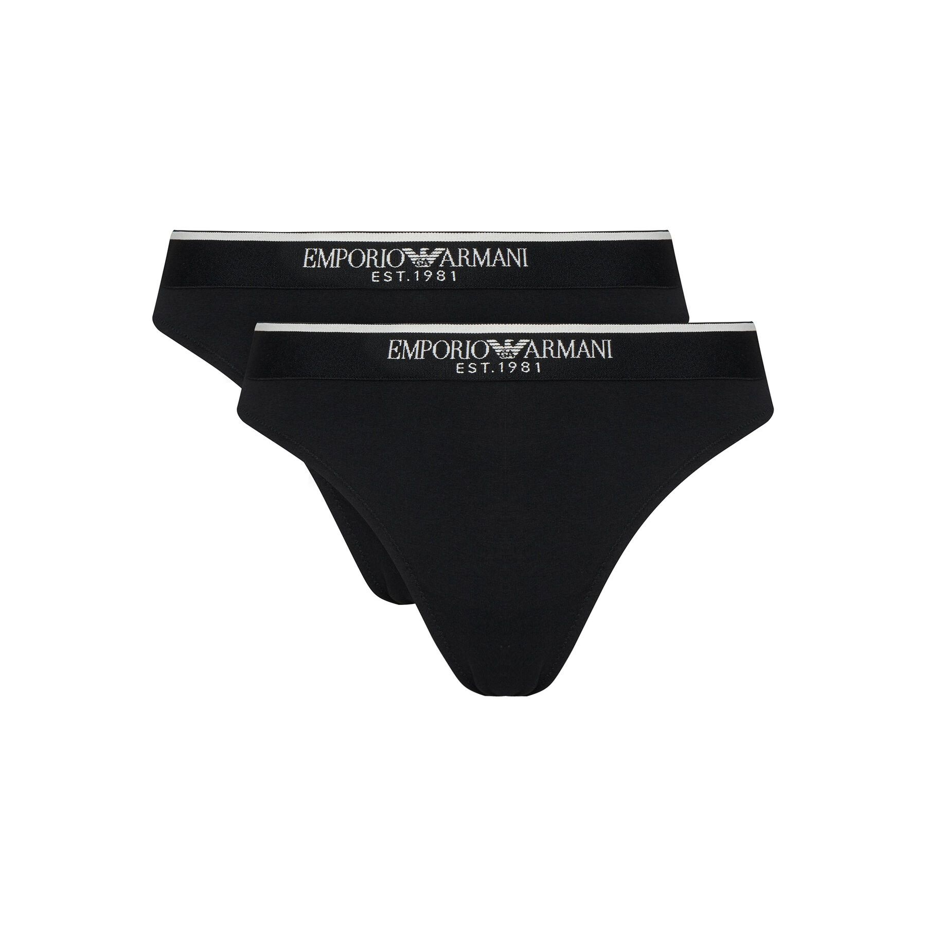 Emporio Armani Underwear Brazilian-Panty-Set EW005197 AF27298 UC001 Schwarz