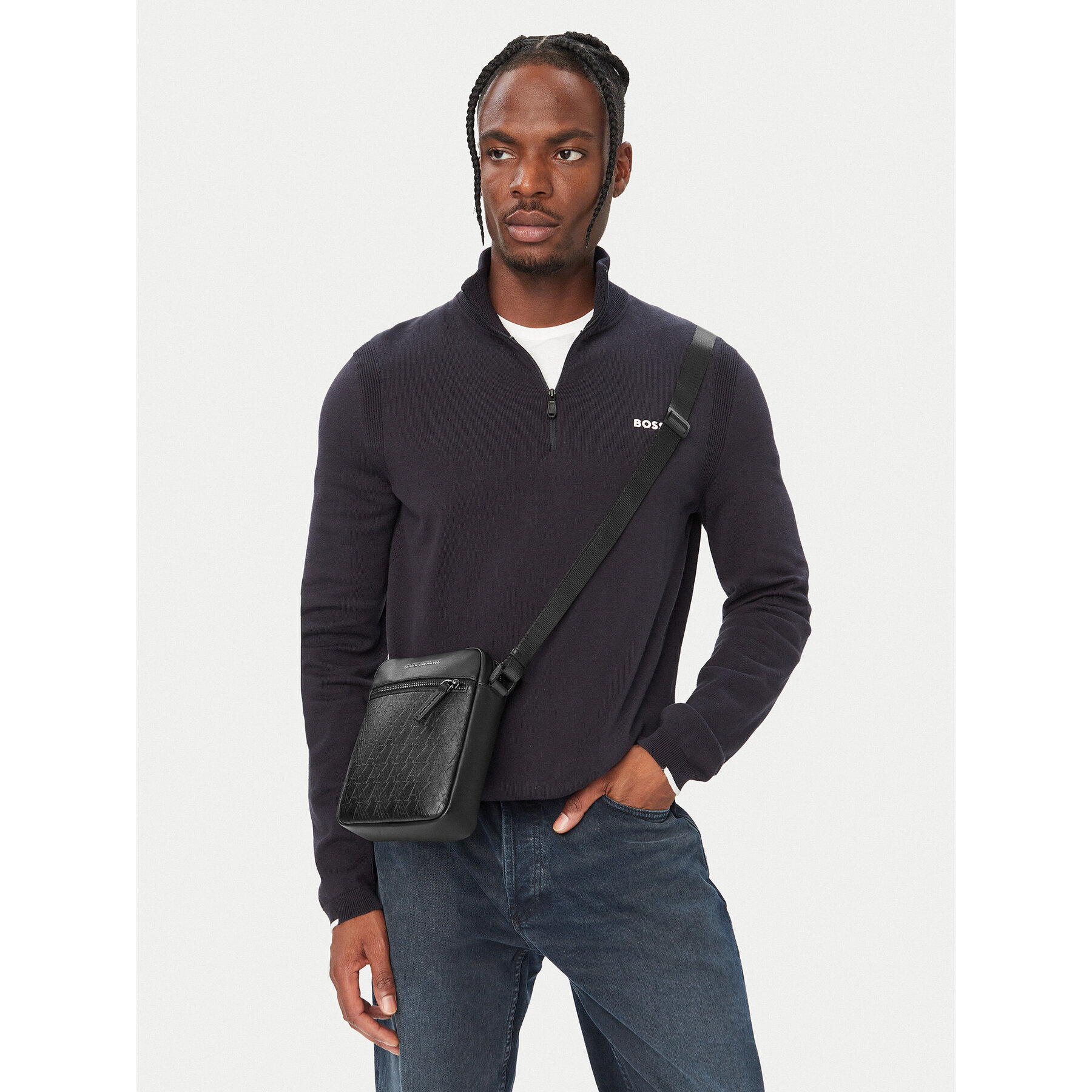 Geantă crossover Armani Exchange XM003577 AF26662 UC001 Negru