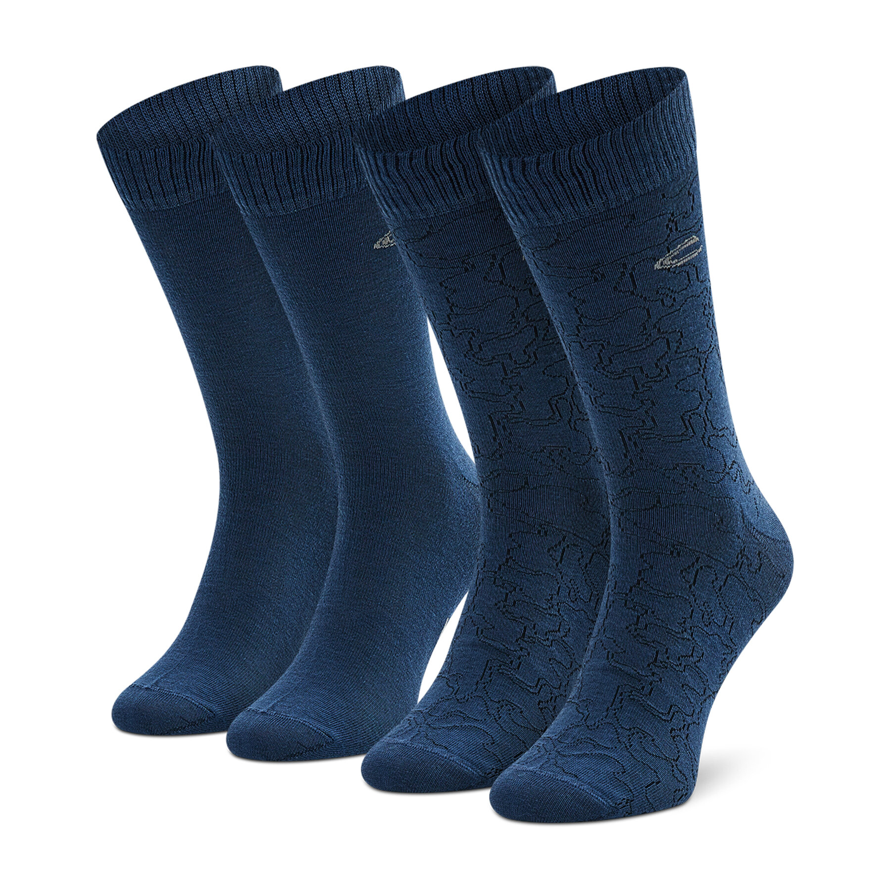 Set de 2 perechi de șosete lungi pentru bărbați Camel Active 6224 Indigo 685 6224 imagine noua