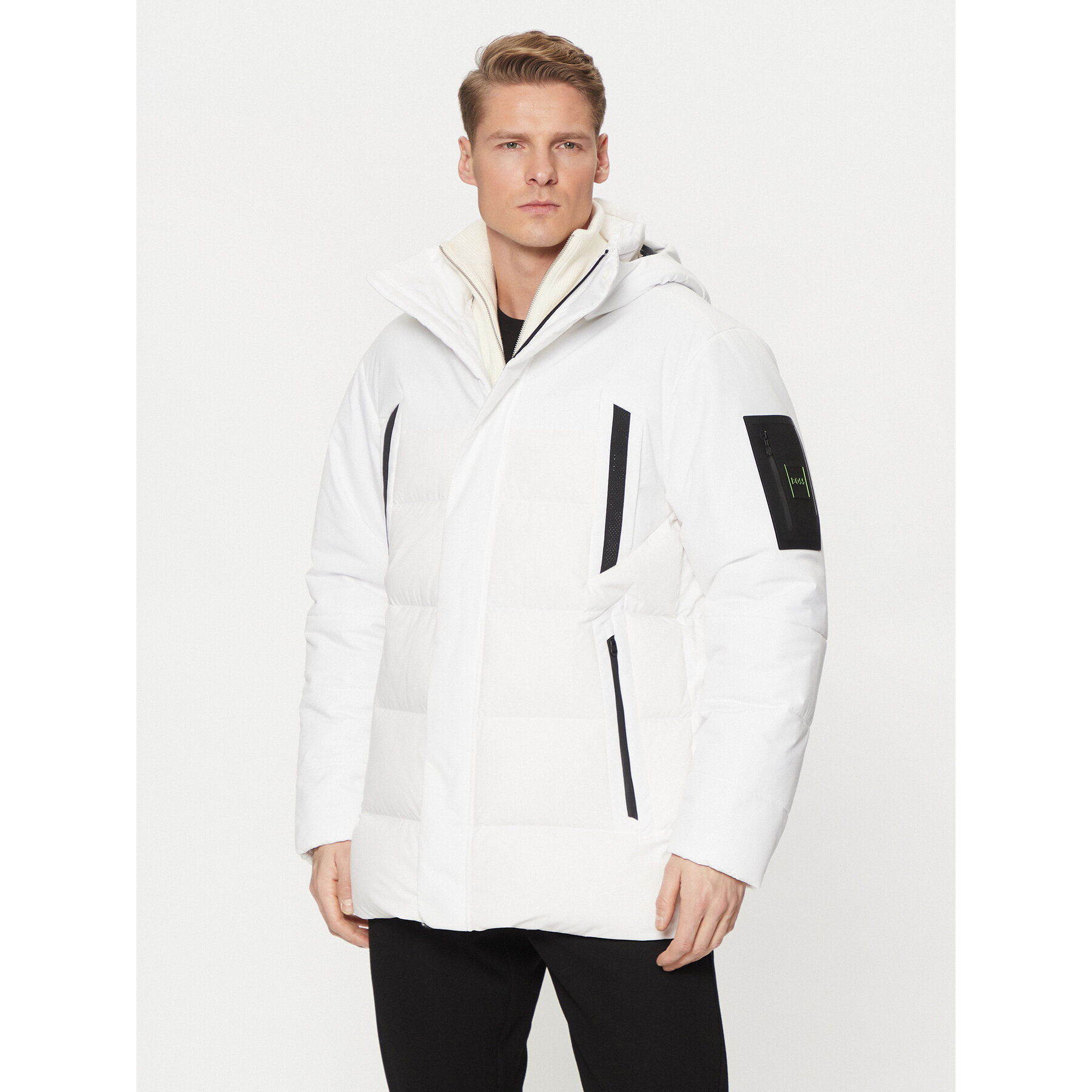 BOSS Daunenjacke J_Havoc 50515105 Weiß Regular Fit