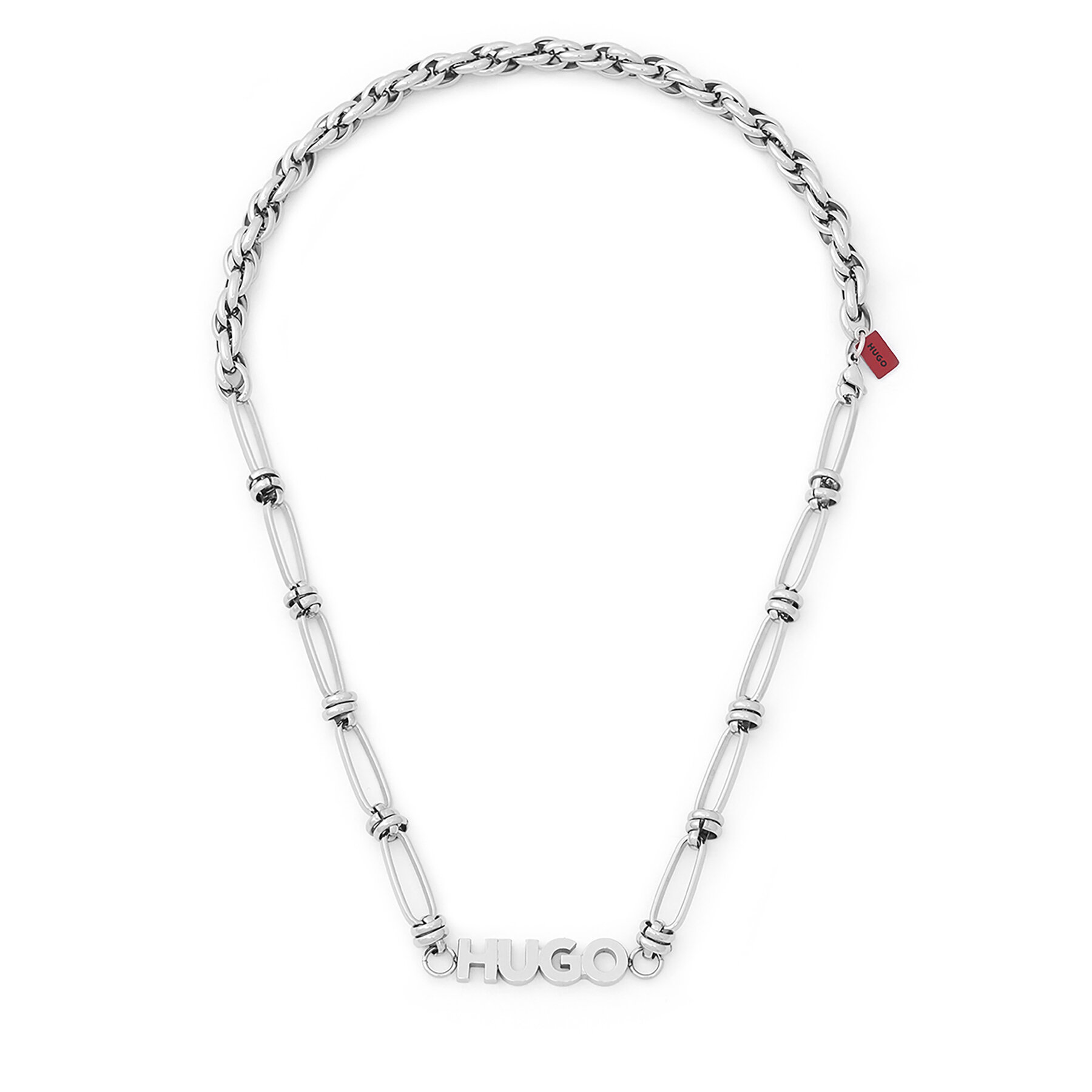 Колие HUGO 50566286 Сребрист