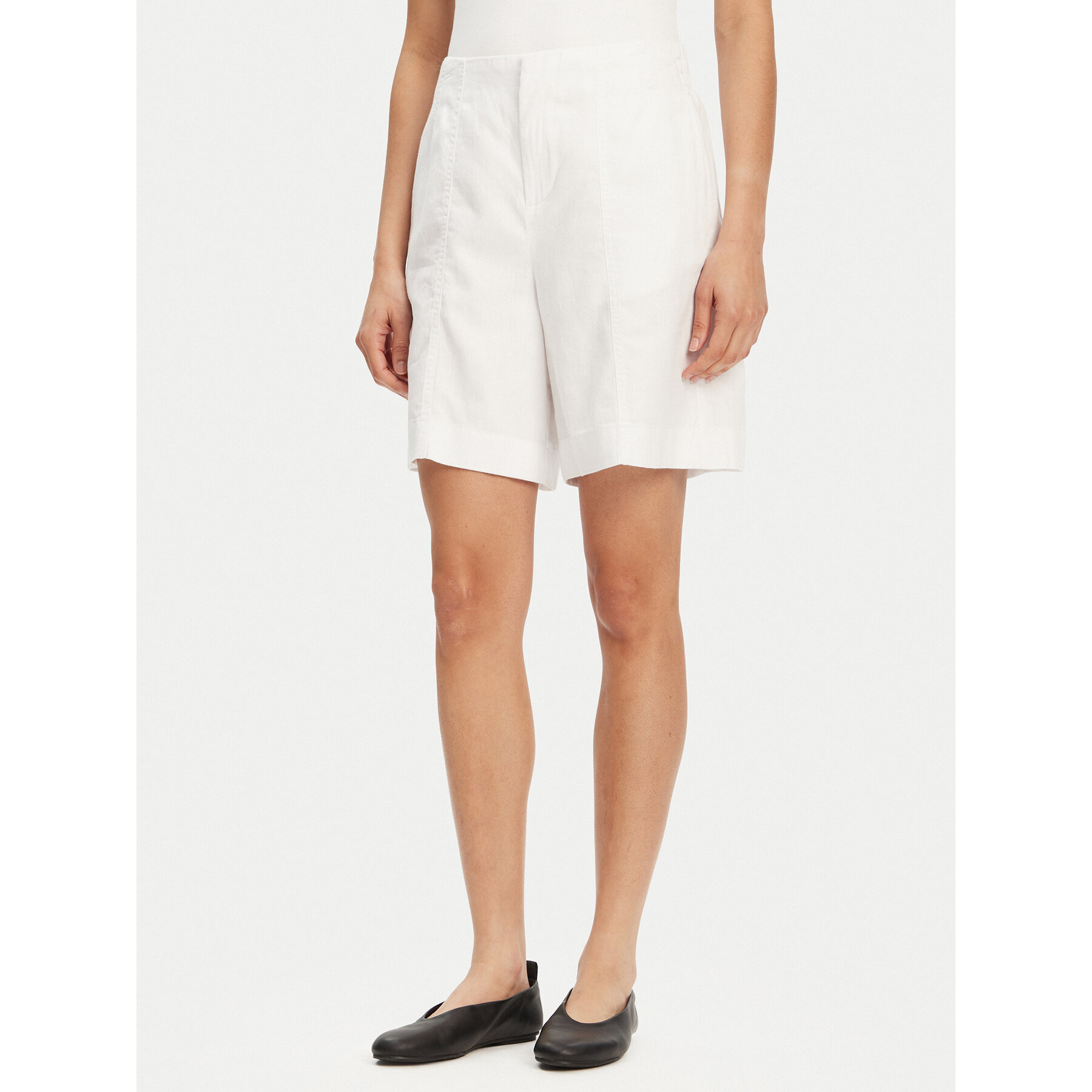 Calvin Klein Jeans Bermudahose J20J225219 Weiß Relaxed Fit