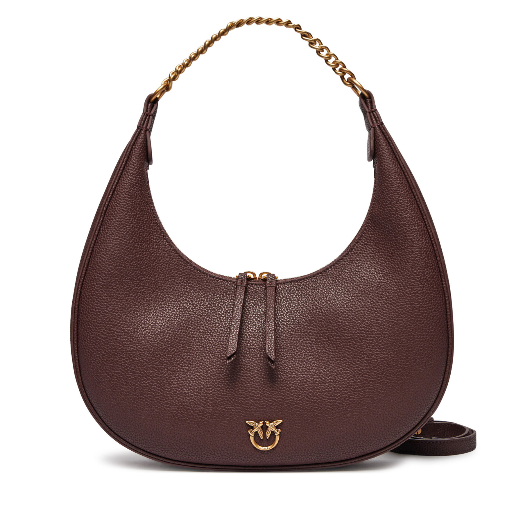 Damska Torebka PINKO Brązowy Brioche Hobo Classic AI 24-25 PLTT 101526 A29Q