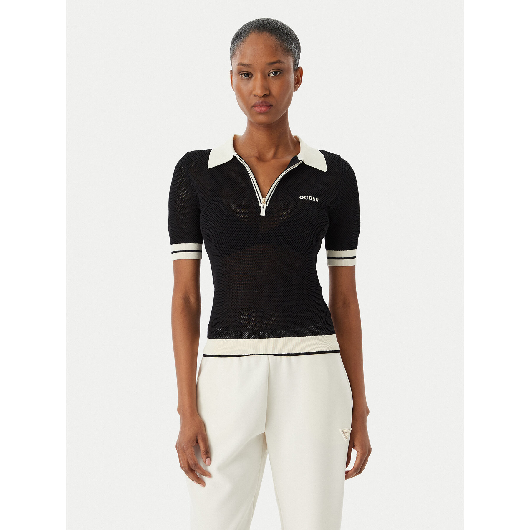 Guess Pólóing V6GR04 Z0725 Fekete Regular Fit