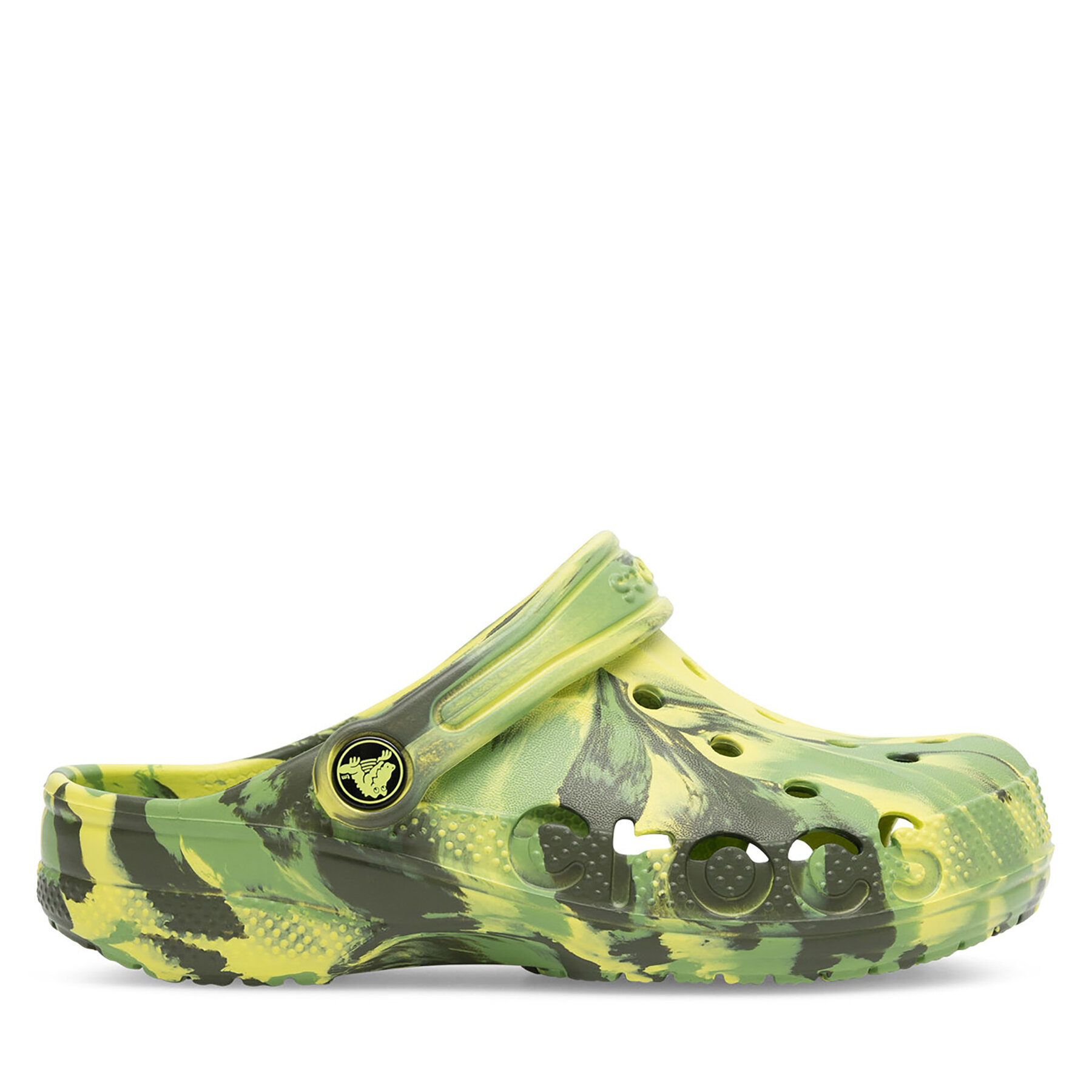 Mules / sandales de bain Crocs BAYA MARBLED CLOG 207016-738 Vert