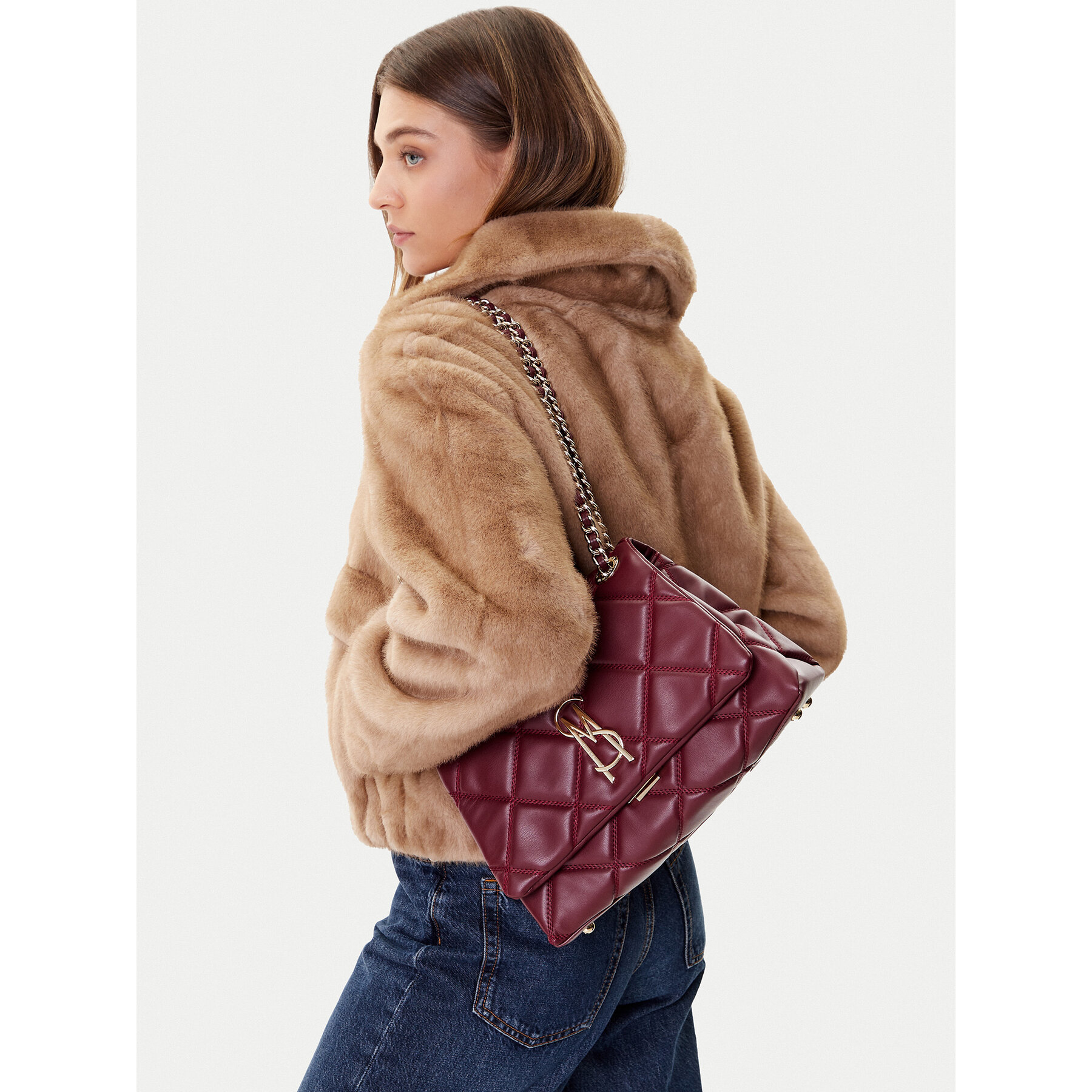 Torbica Steve Madden Bjolene SM13001062 Tamnocrvena