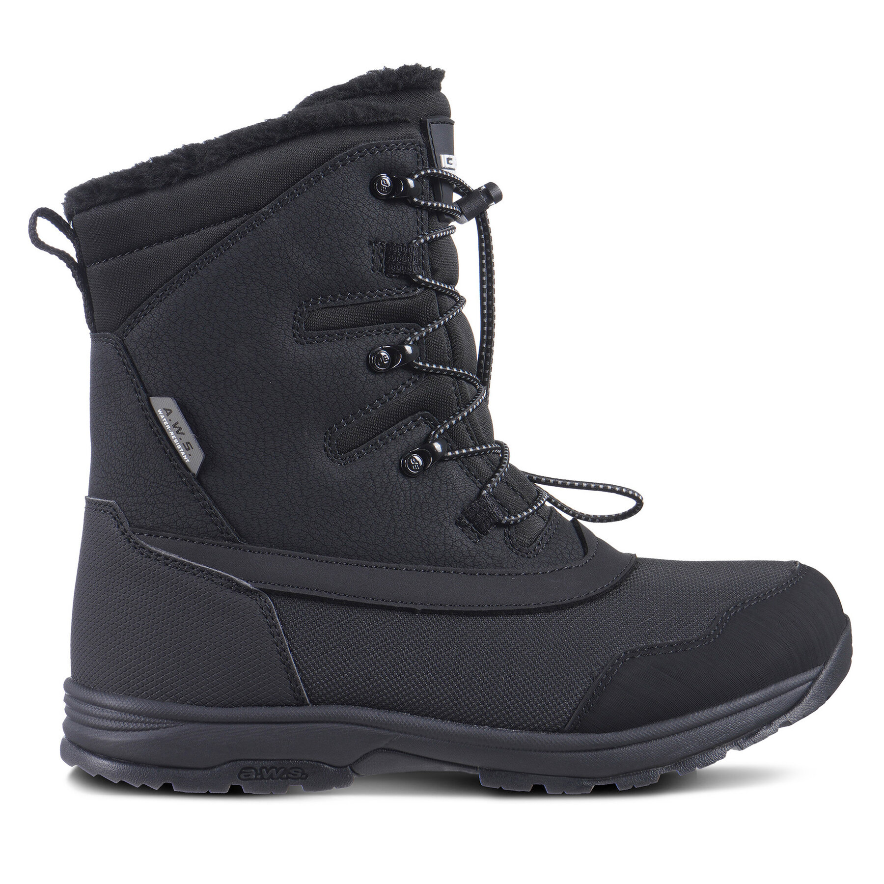 Damskie Icepeak Śniegowce, Rozmiar 37 Czarny Icepeak Almont Ms 75297