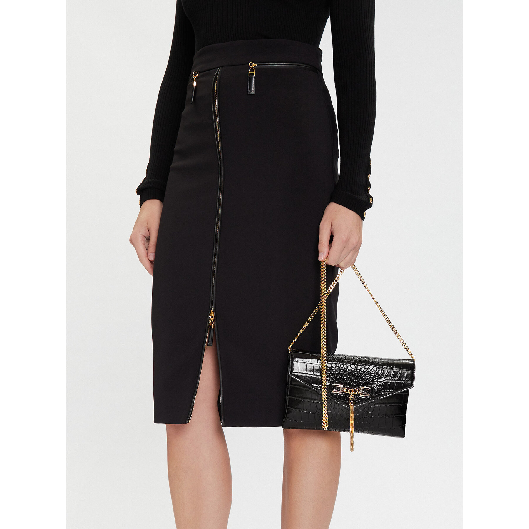 Дамска чанта Elisabetta Franchi BS-56A-57E2-V340 Черен